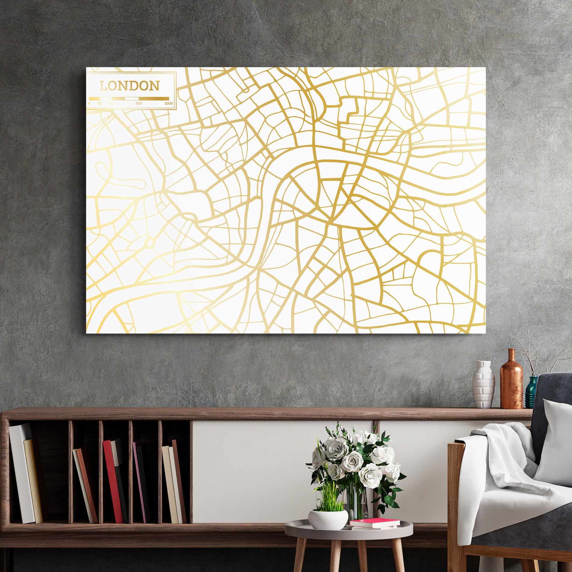 London Gold Map mockup 2