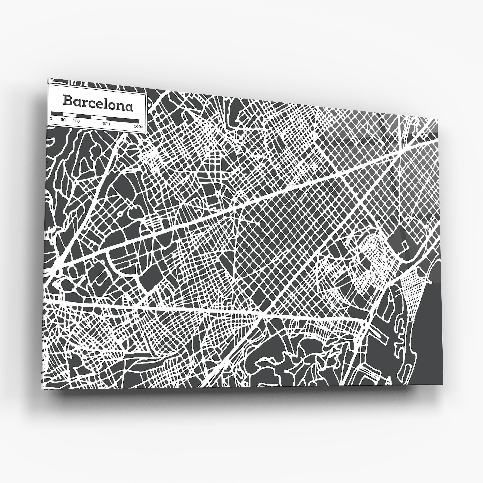 Barcelona Map mockup 6