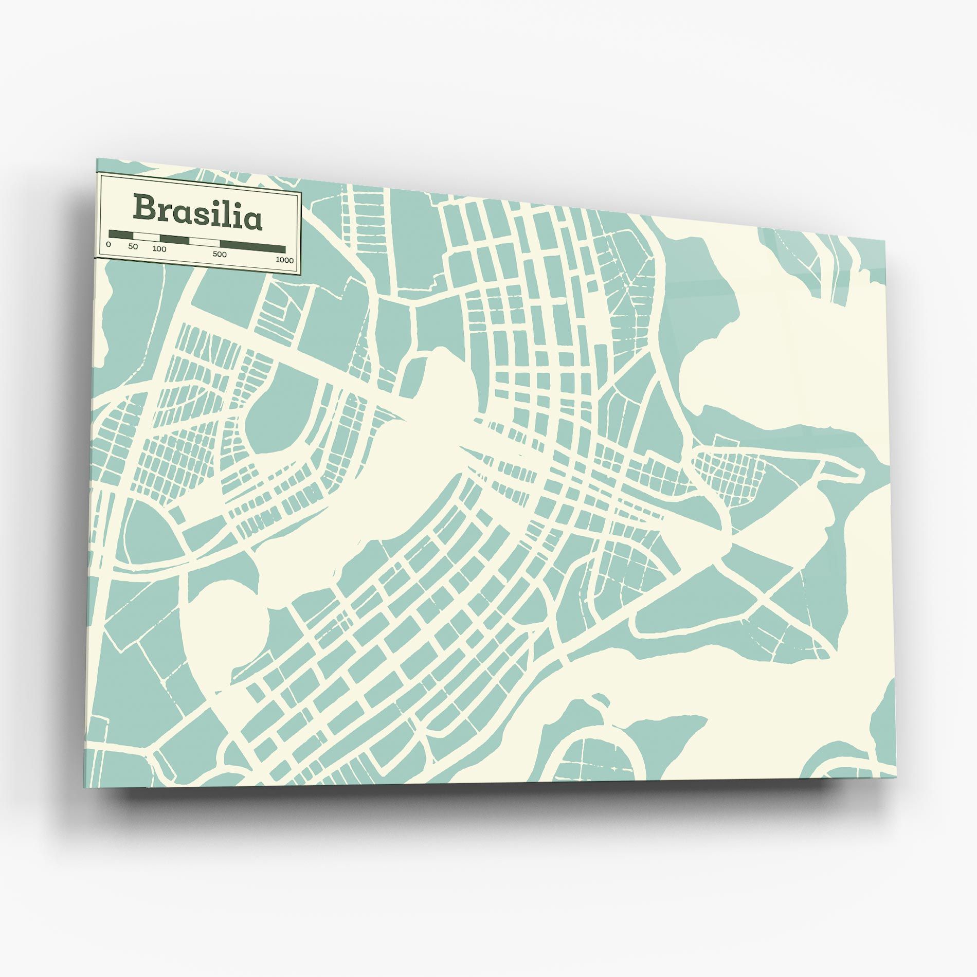 Brasilia Map mockup 6