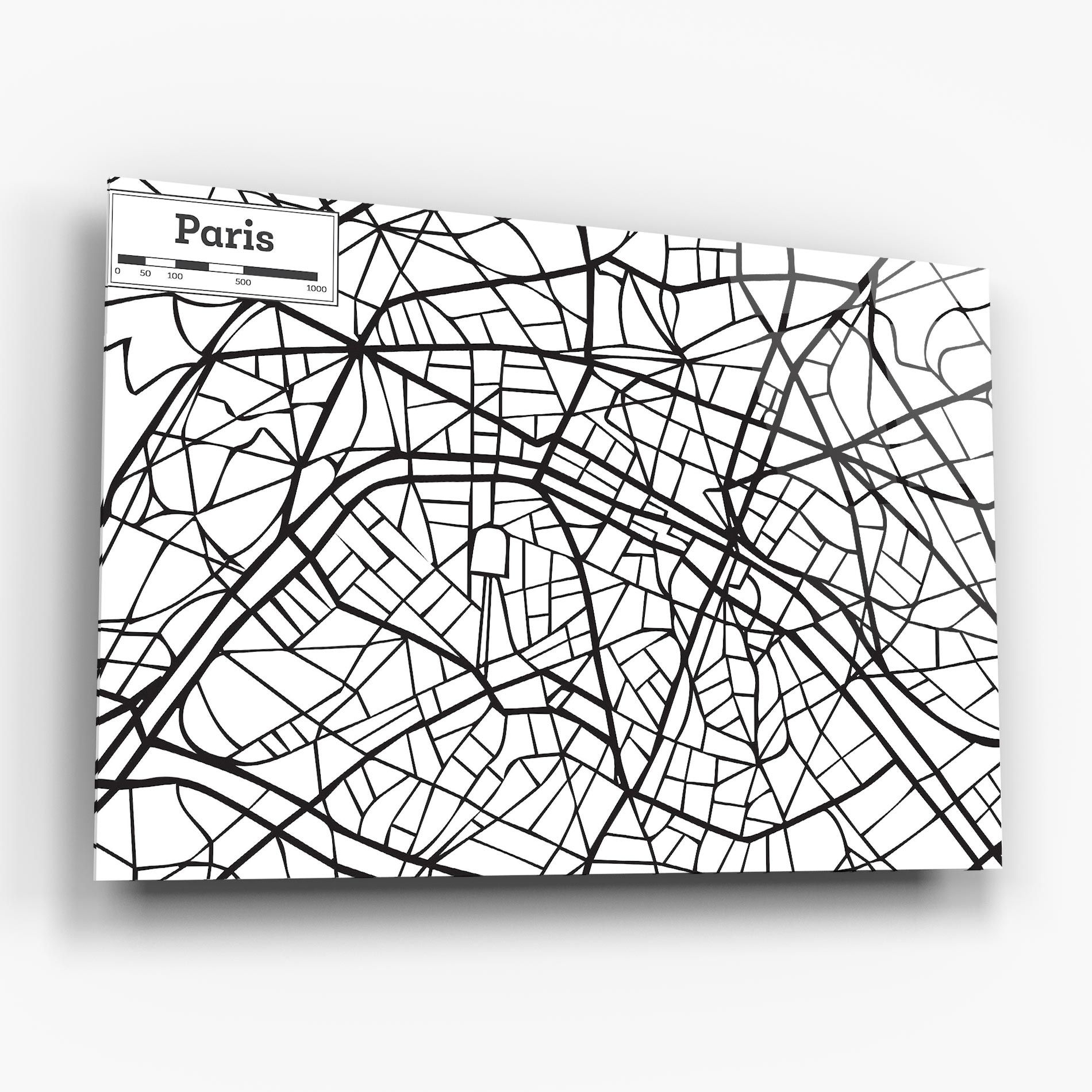 Paris Map mockup 6