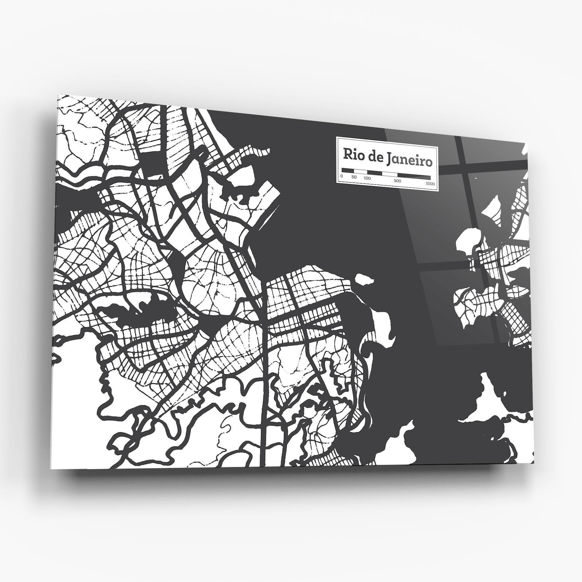 Rio De Janeiro Map mockup 6