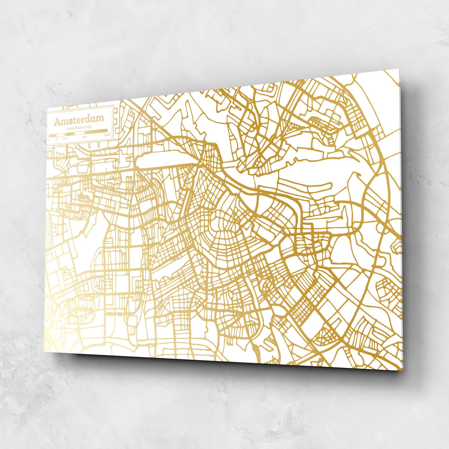 Amsterdam Gold Map mockup 1