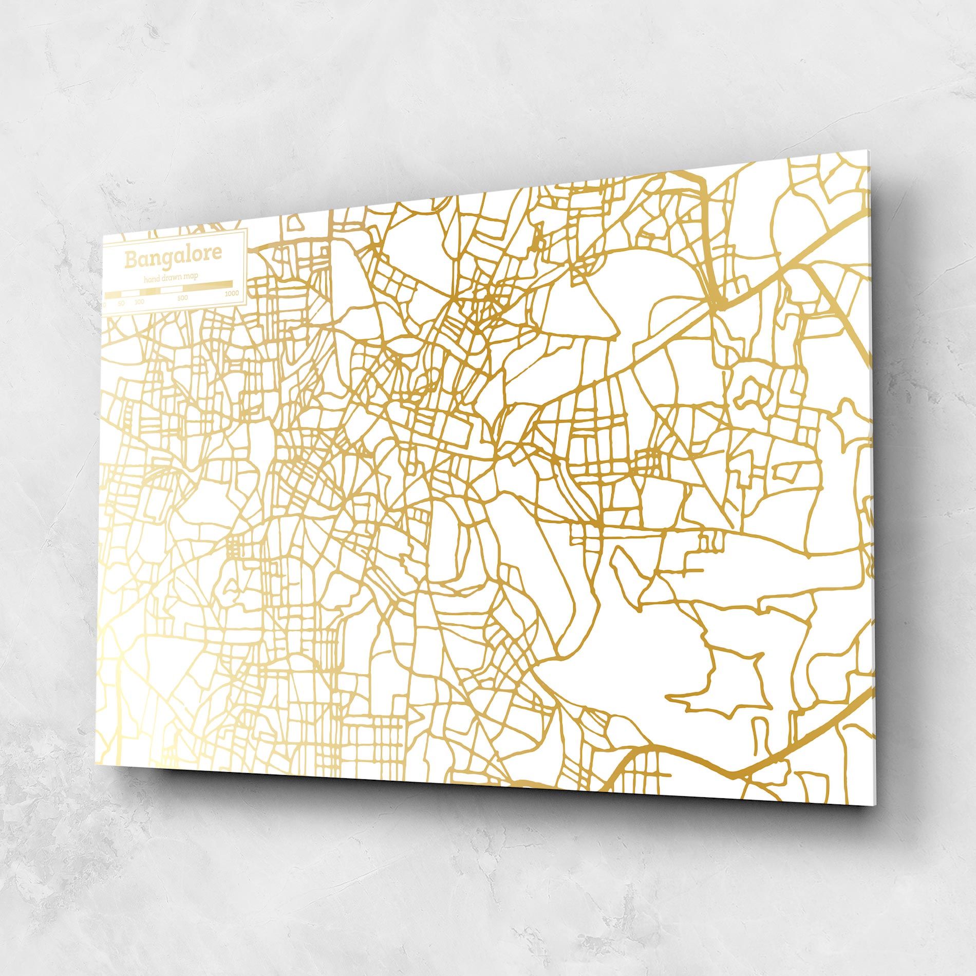 Bangalore Map mockup 1