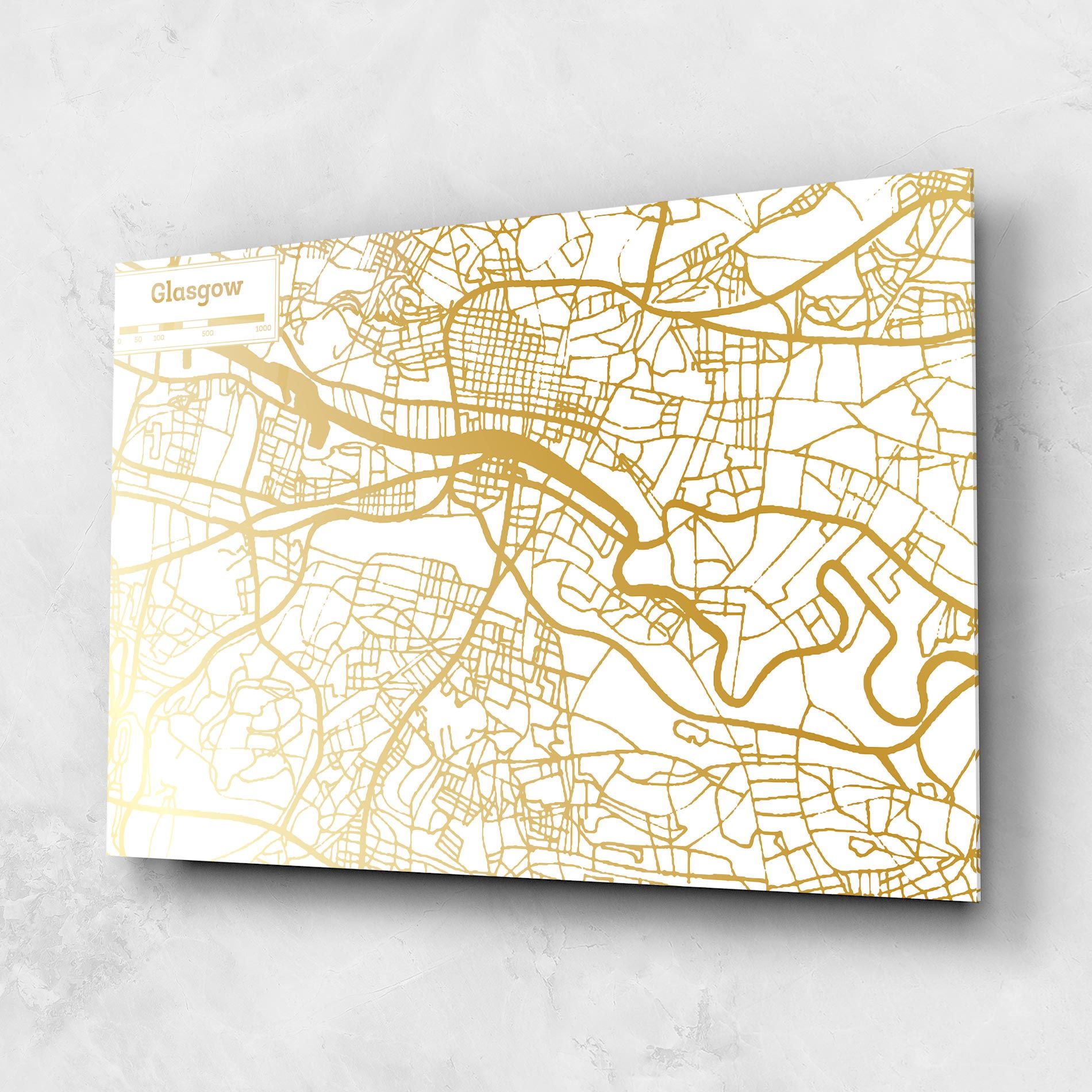 Glasgow Gold Map mockup 1