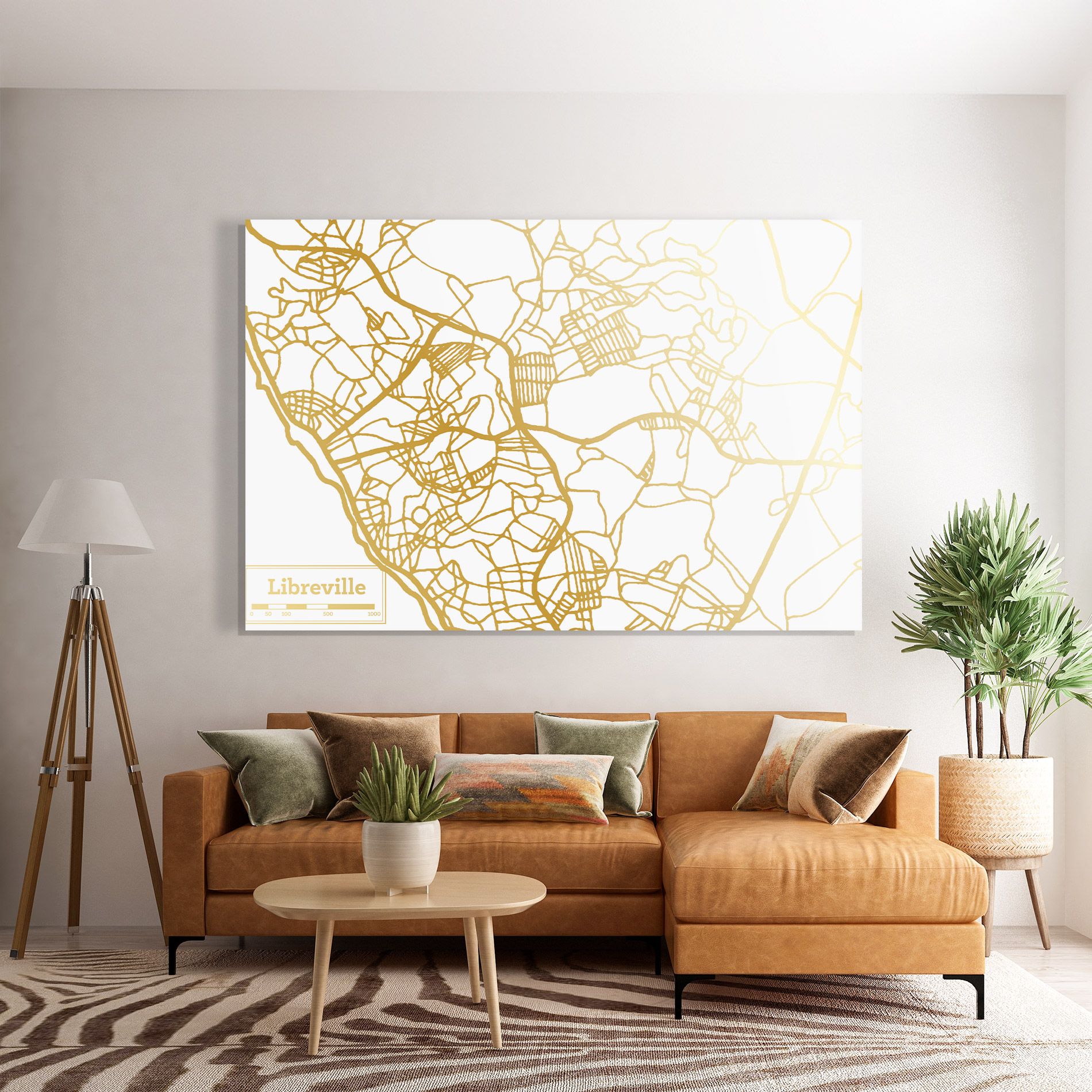 Libreville Gold Map mockup 7