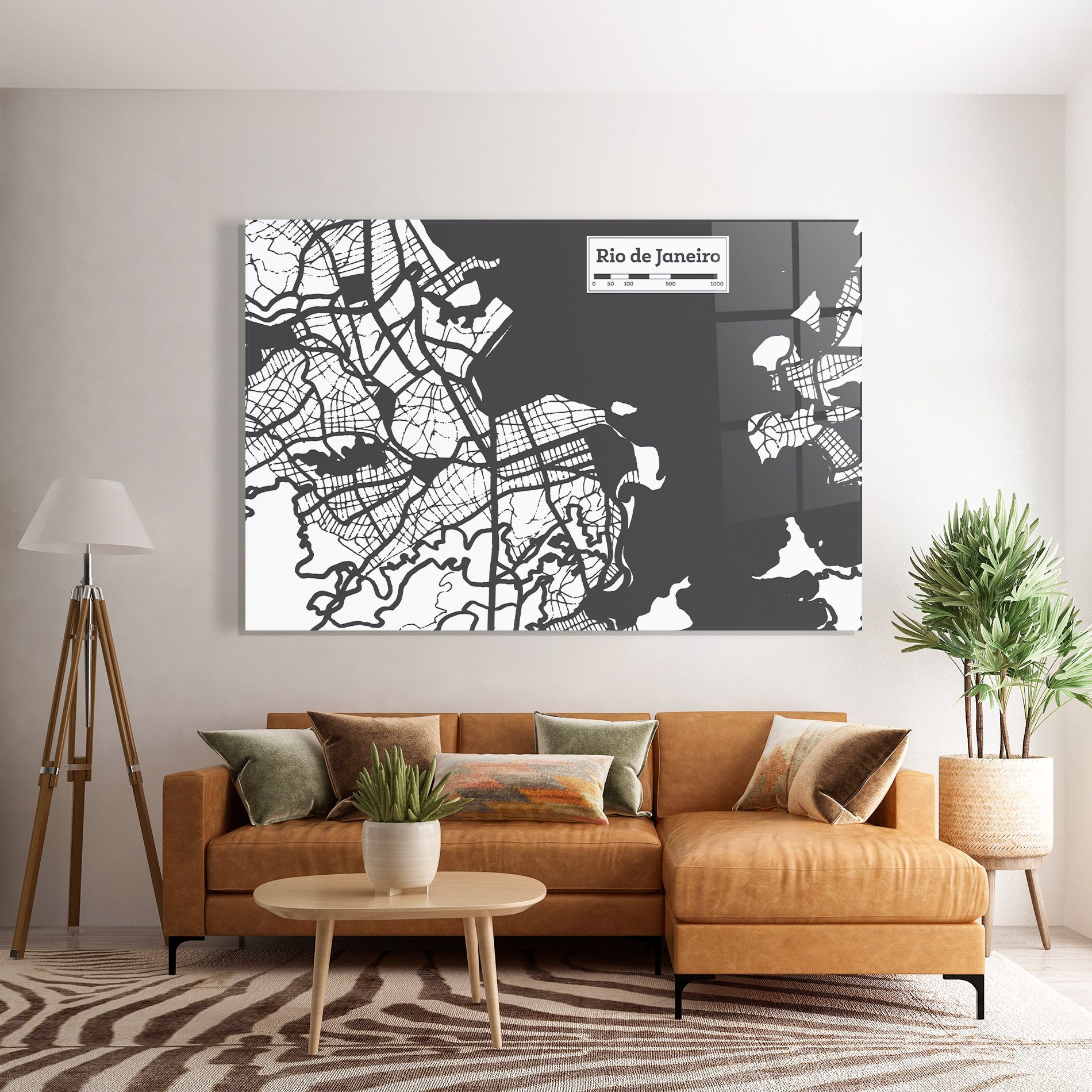 Rio De Janeiro Map mockup 7