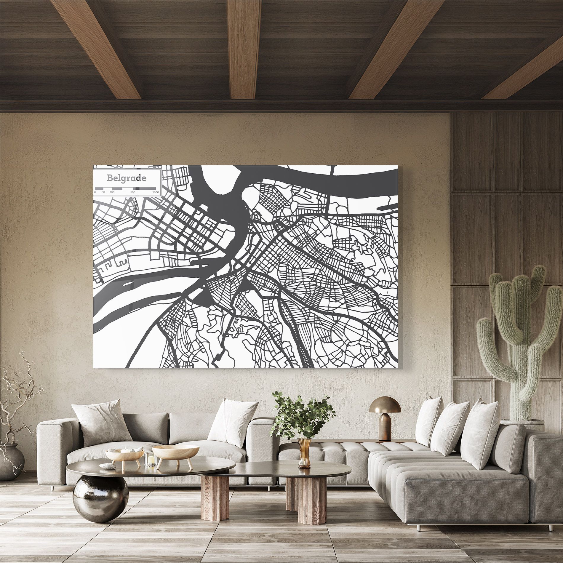 Belgrade Map mockup 8