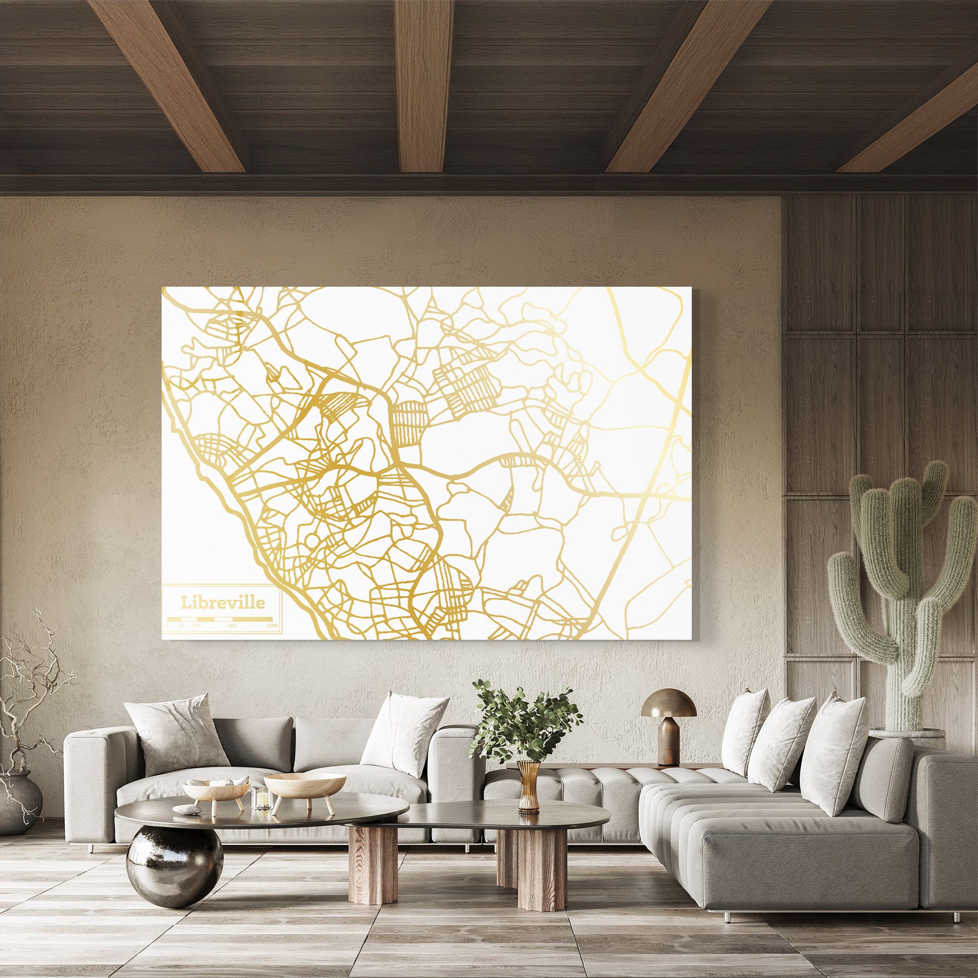 Libreville Gold Map mockup 8