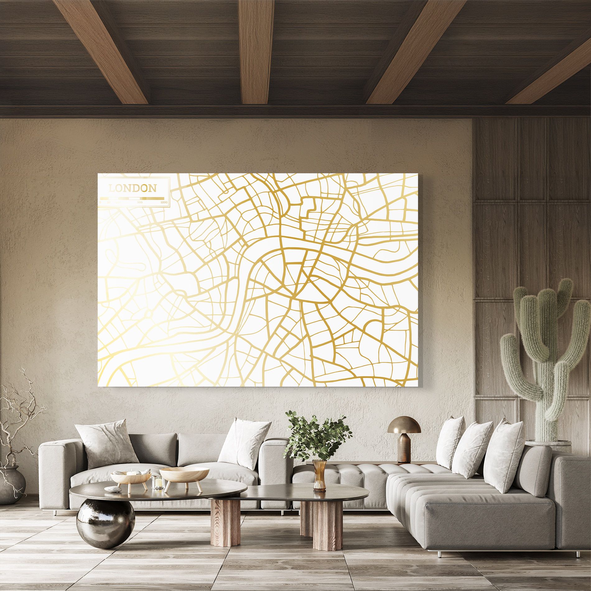 London Gold Map mockup 8