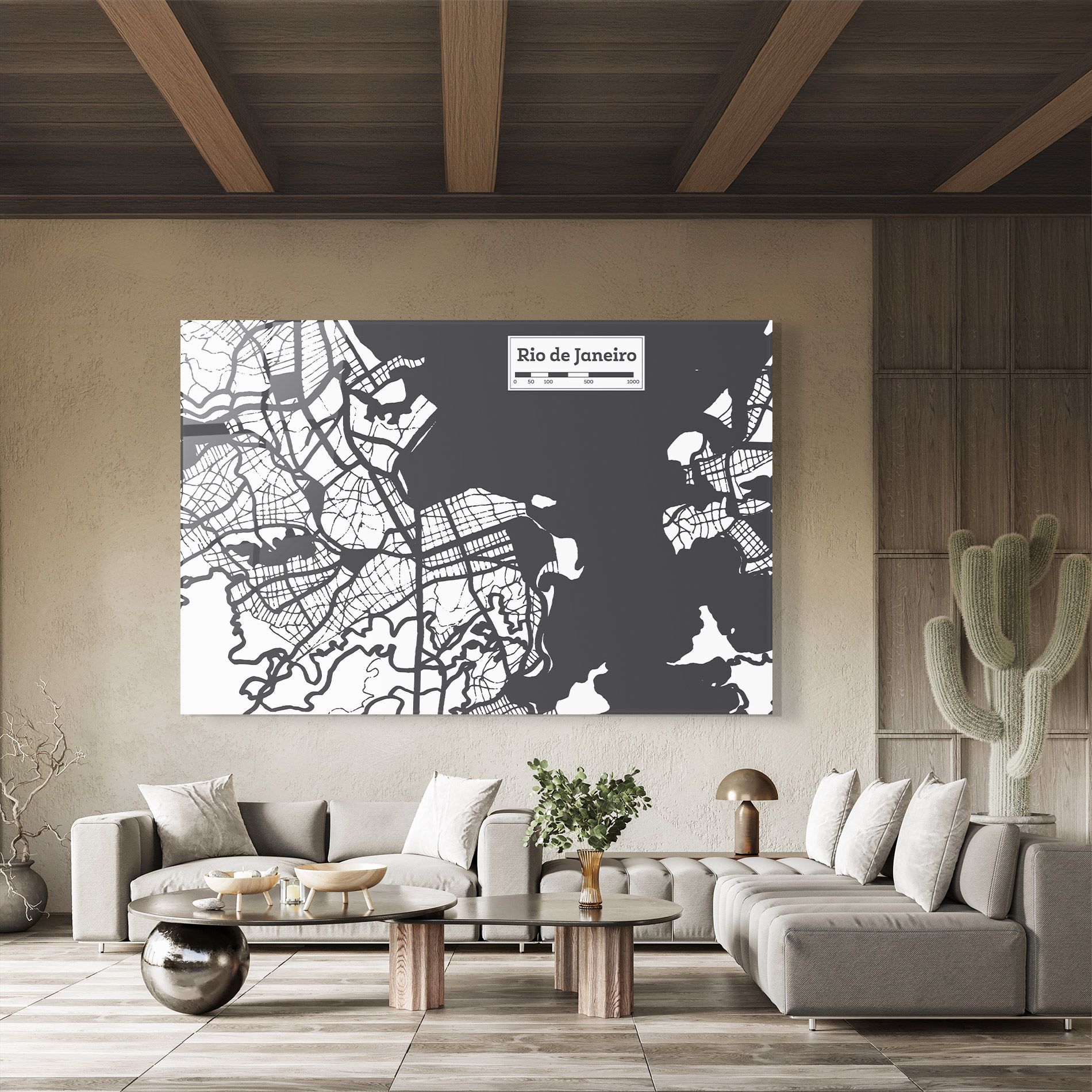 Rio De Janeiro Map mockup 8