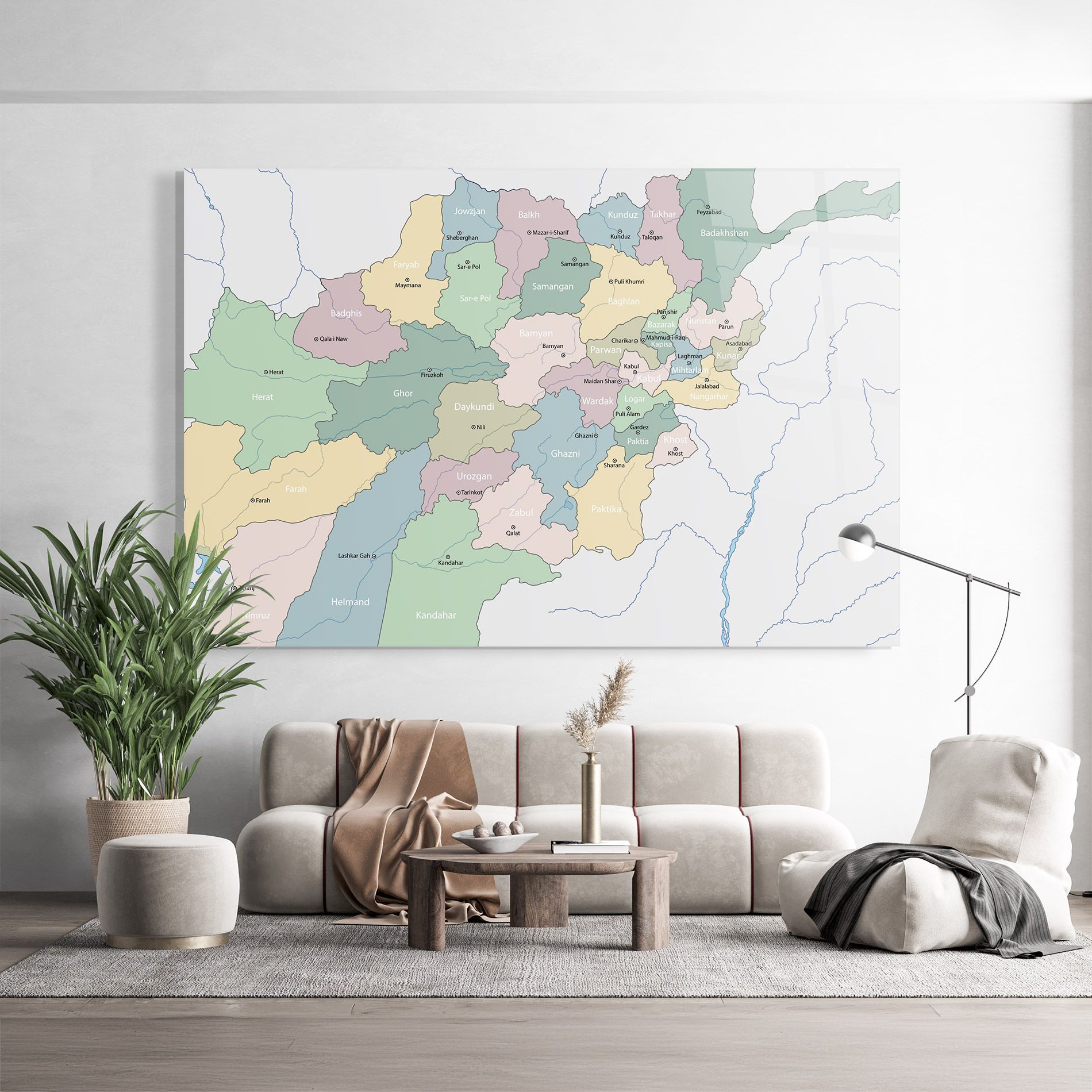 Afghanistan Map mockup 9