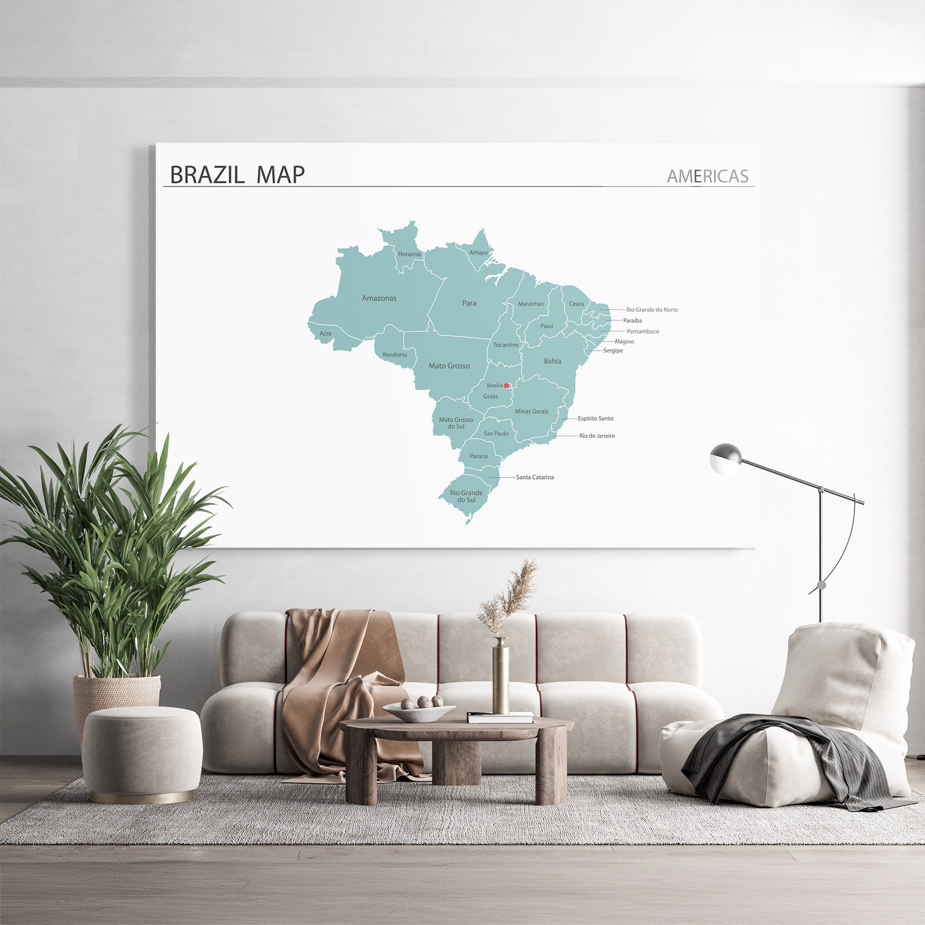 Brazil Map mockup 9