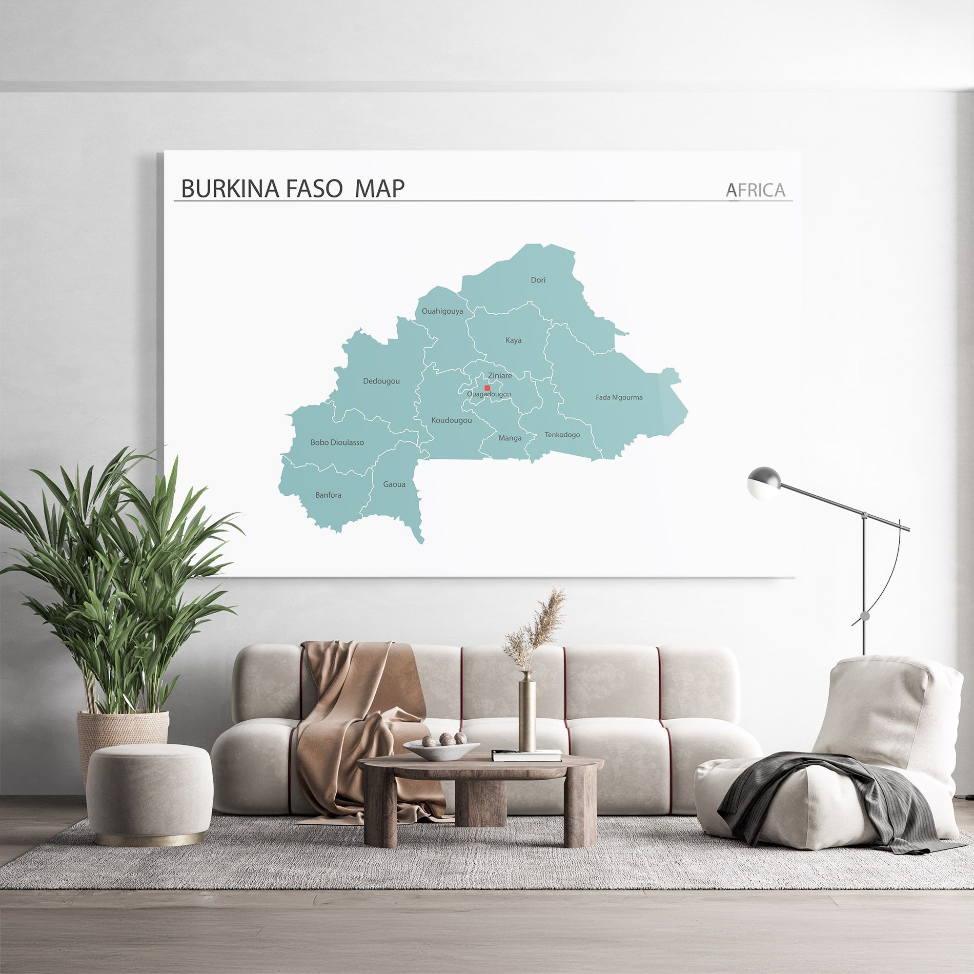 Burkina Faso Map mockup 9