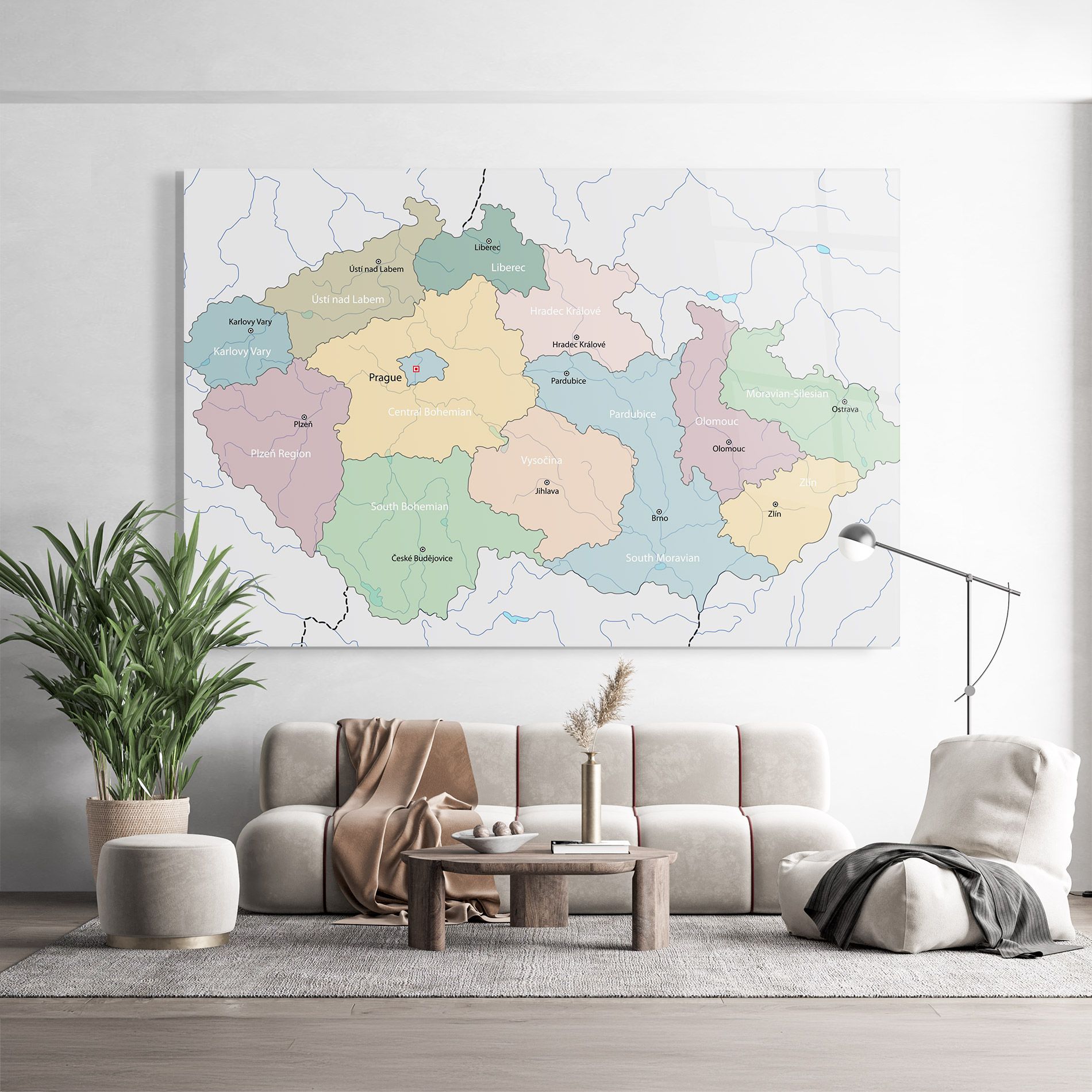 Map Czech Republic mockup 9