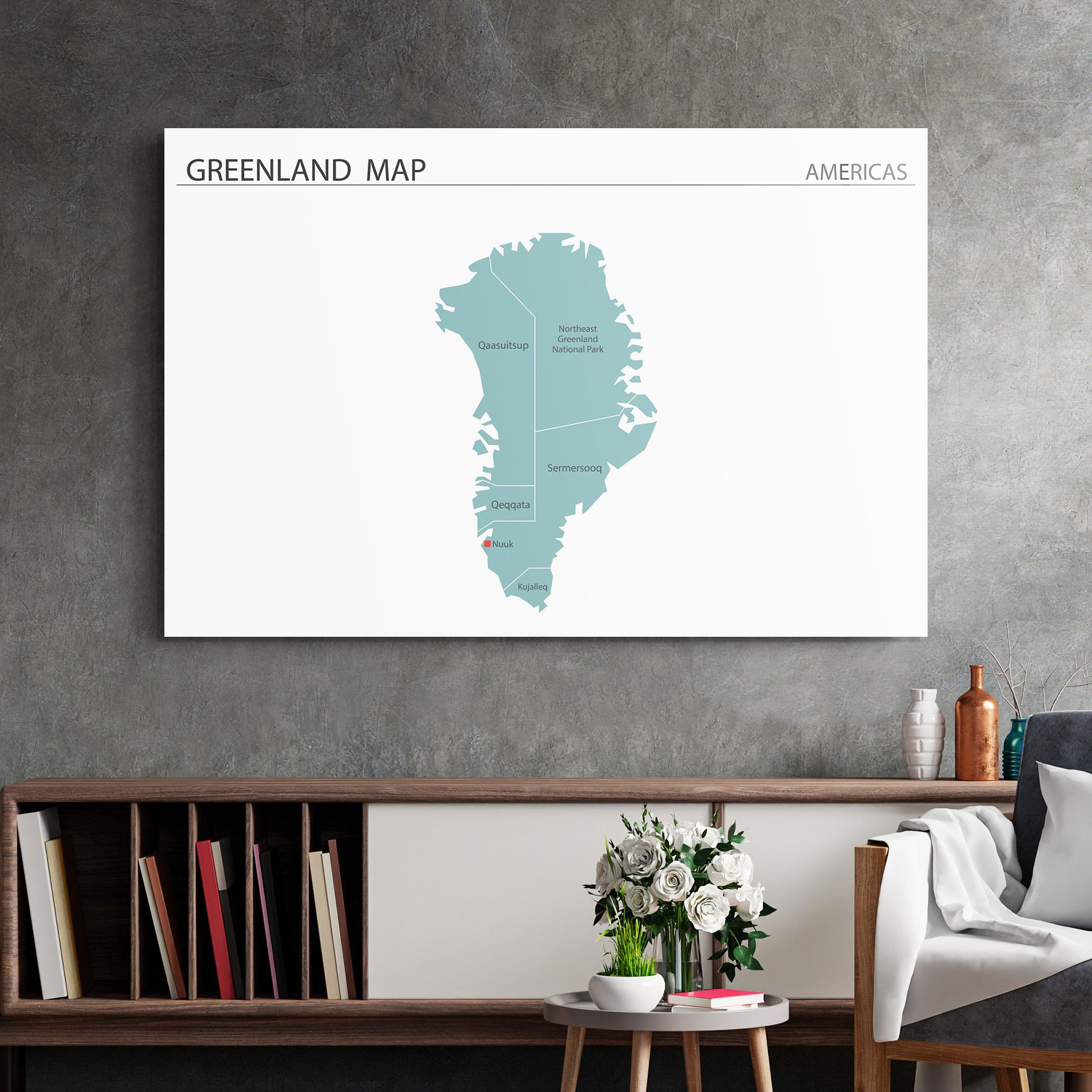 Greenland Map mockup 2