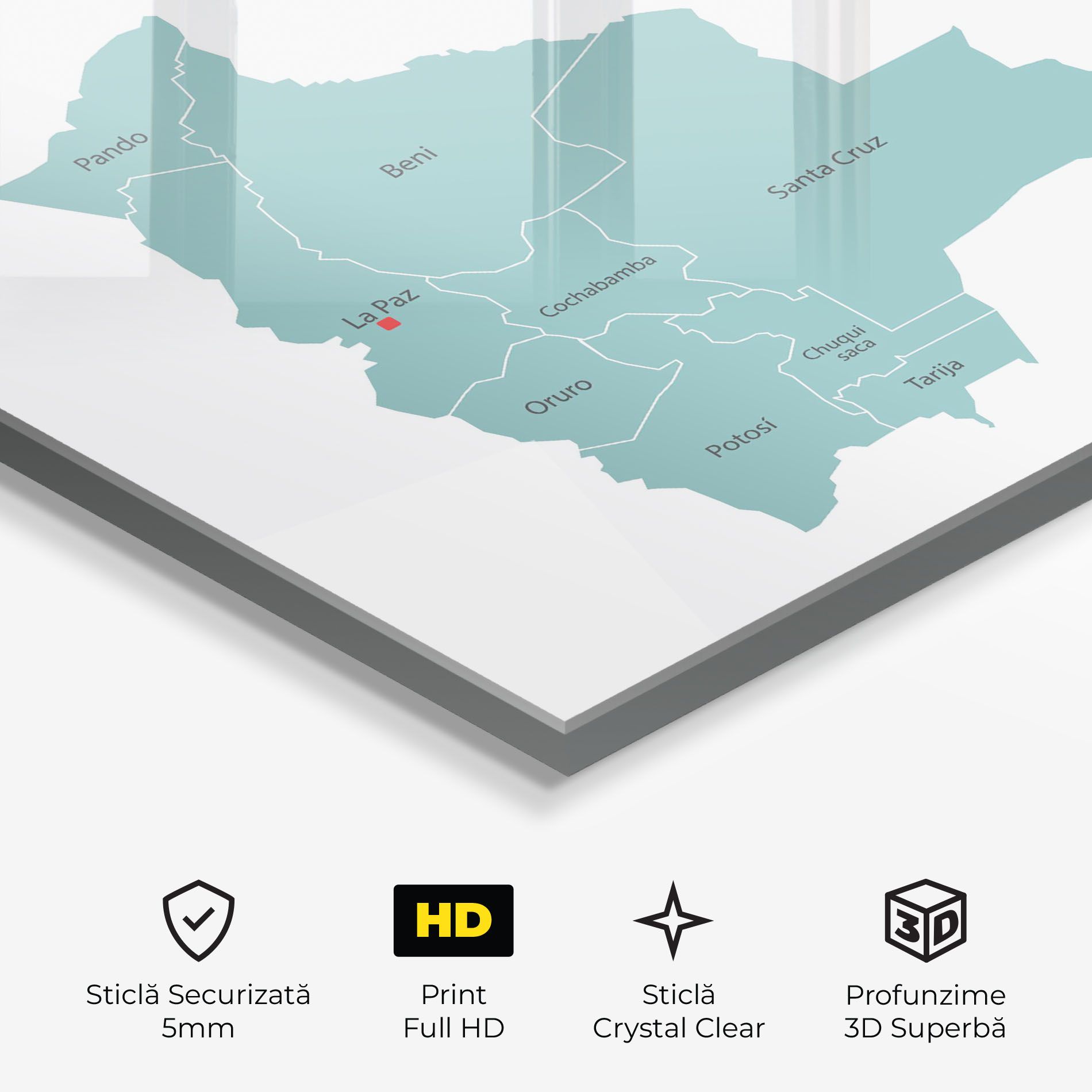 Bolivia Map mockup 3