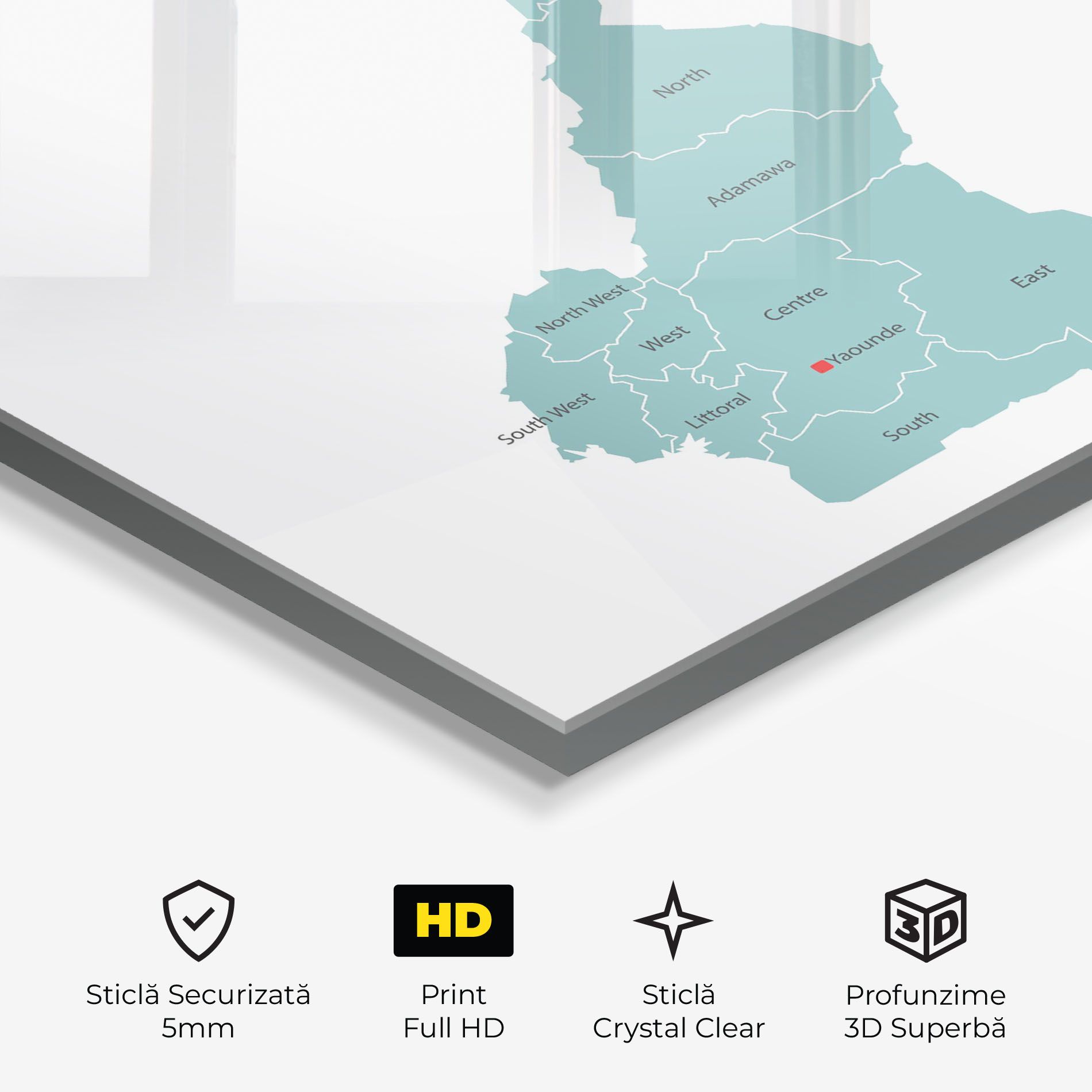 Cameroon Map mockup 3