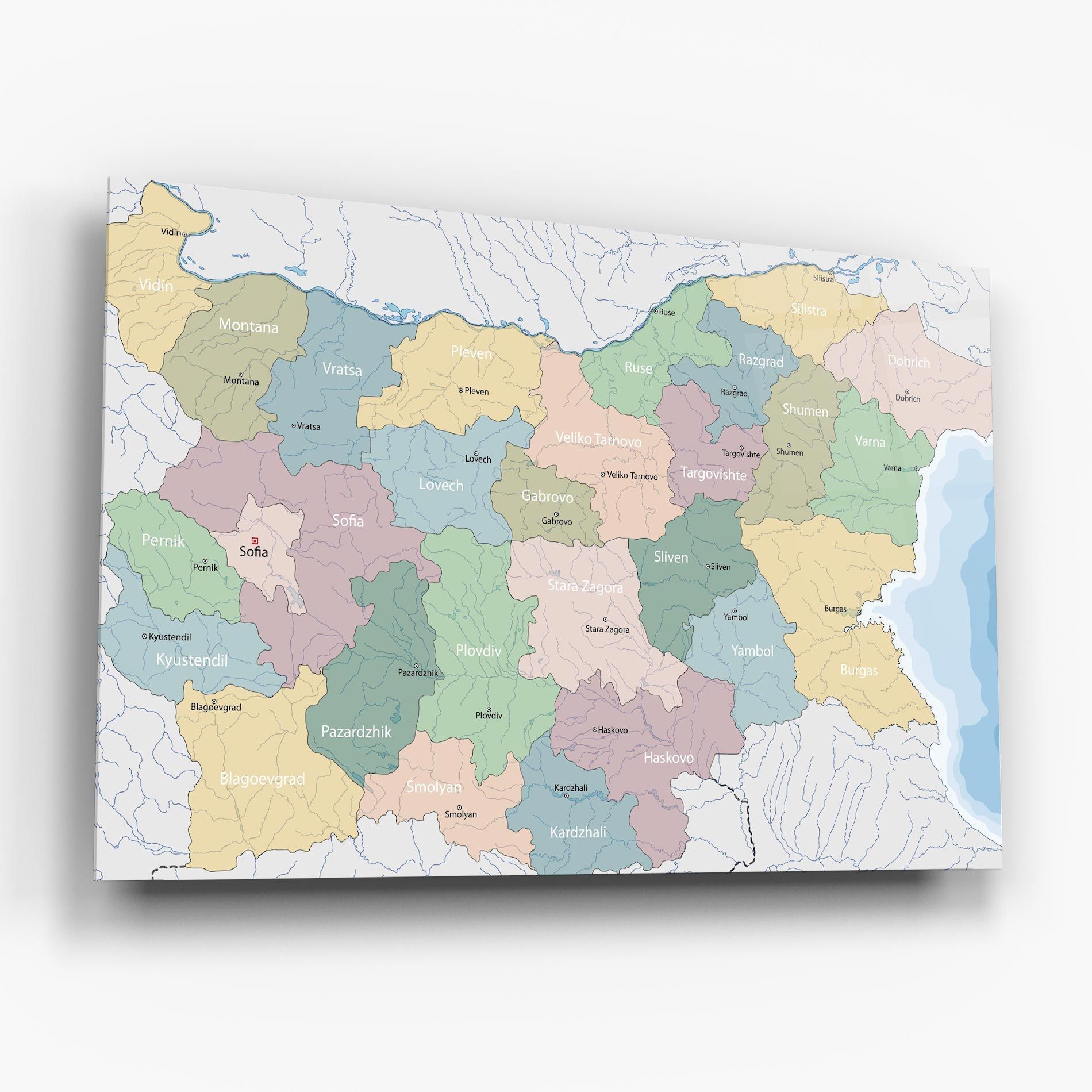 Bulgaria Map mockup 6
