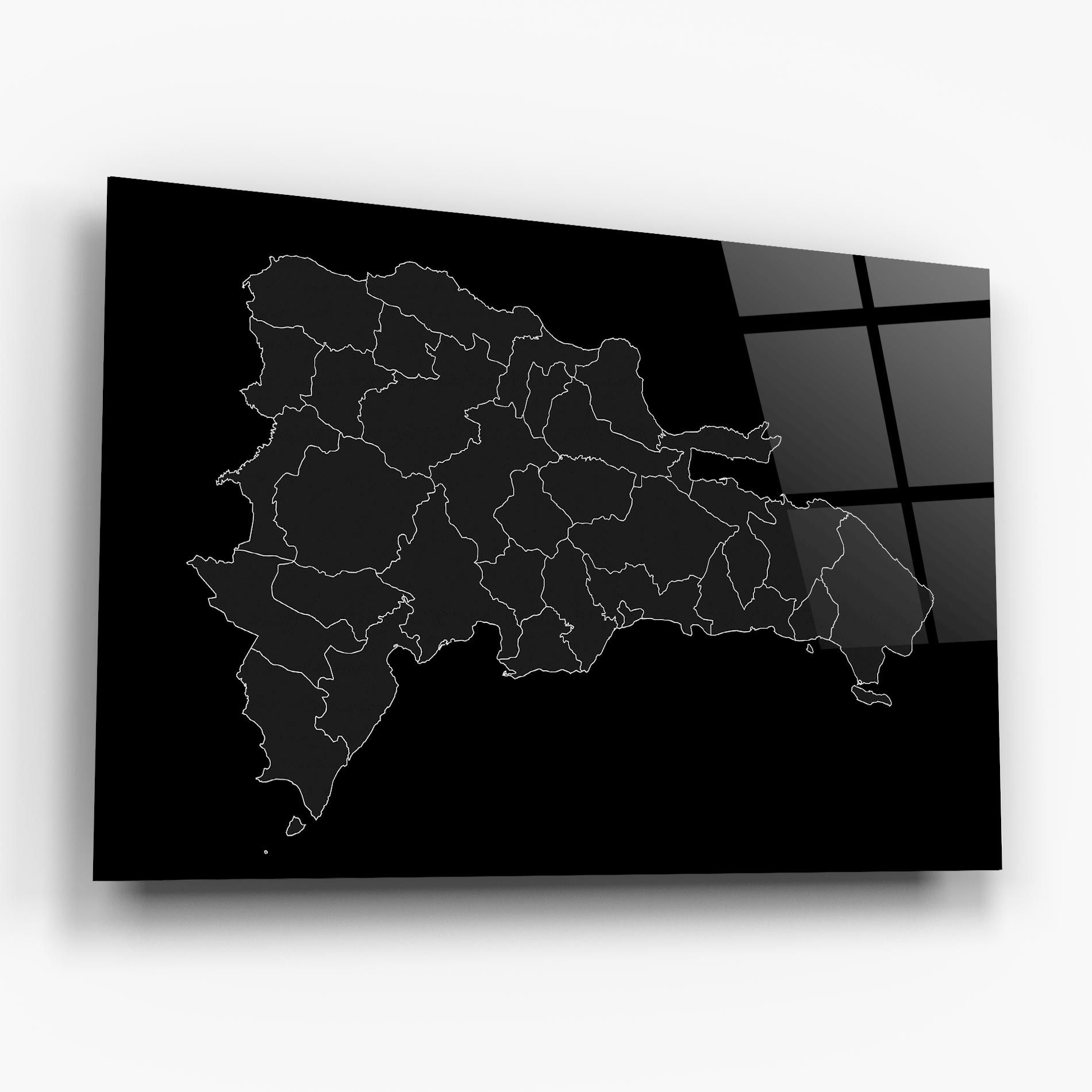 Dominican Republic Grey Map mockup 6