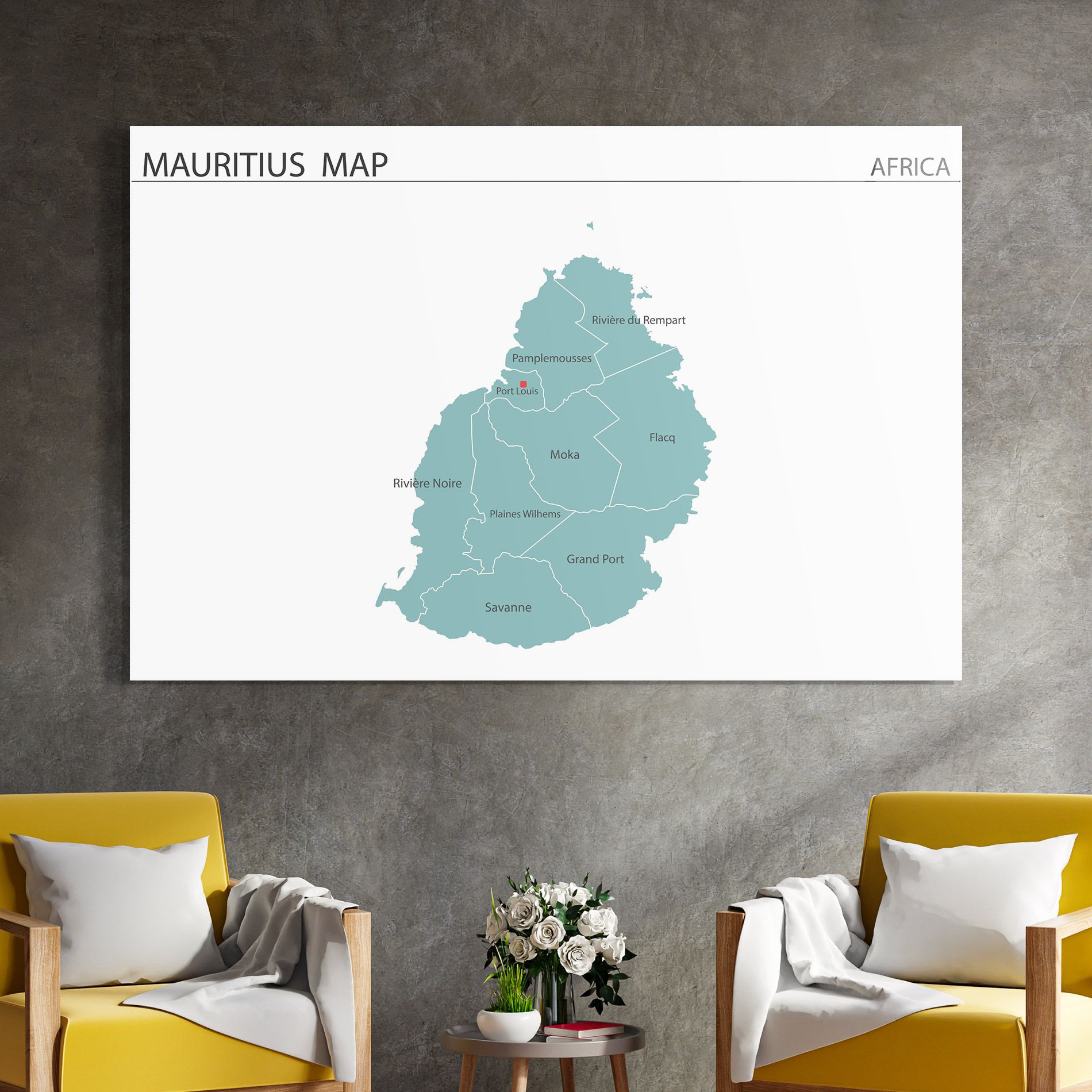 Mauritius Map mockup 4