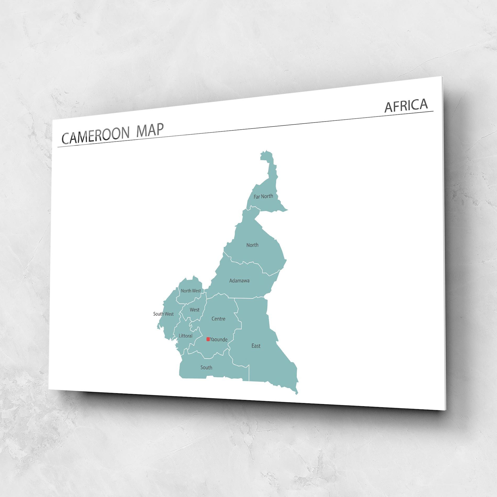 Cameroon Map mockup 1