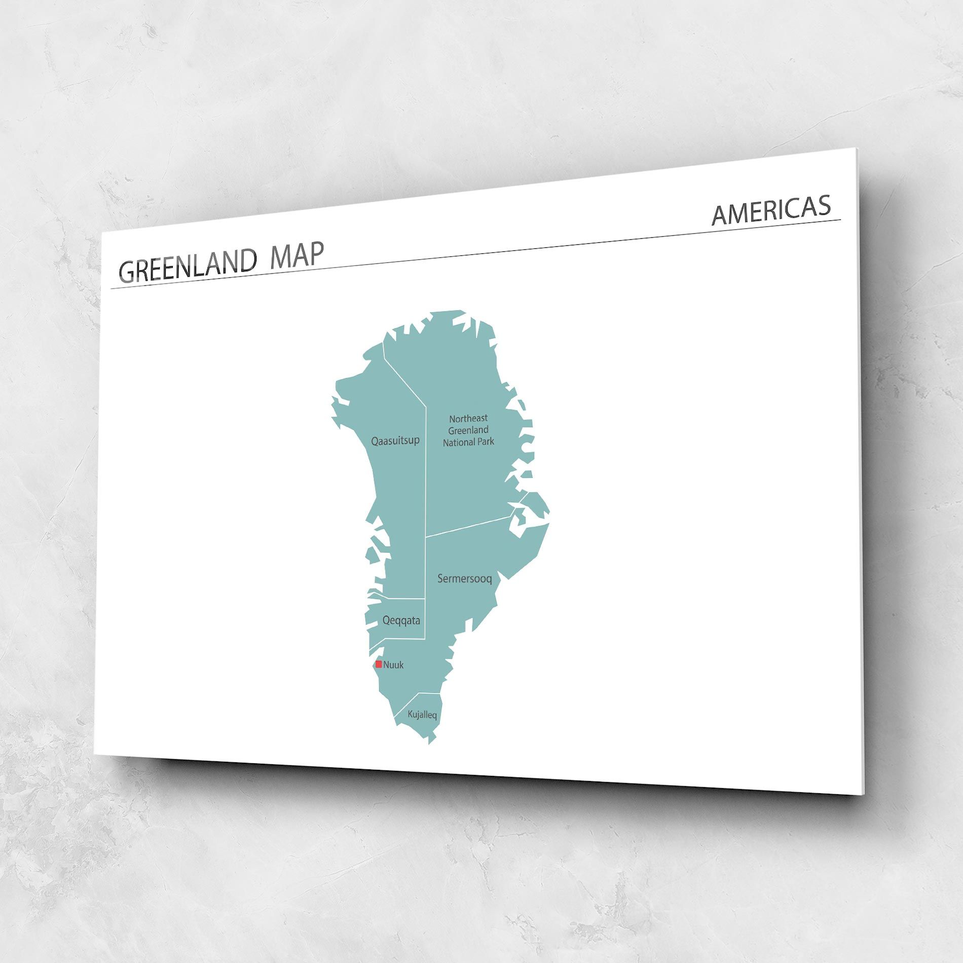 Greenland Map mockup 1