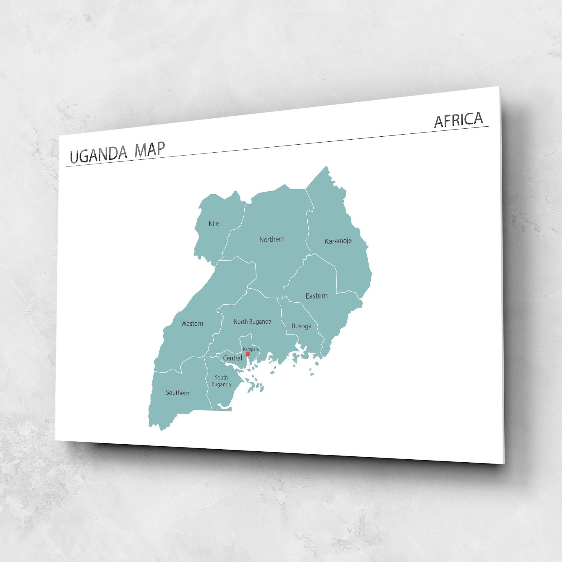 Uganda Map mockup 1