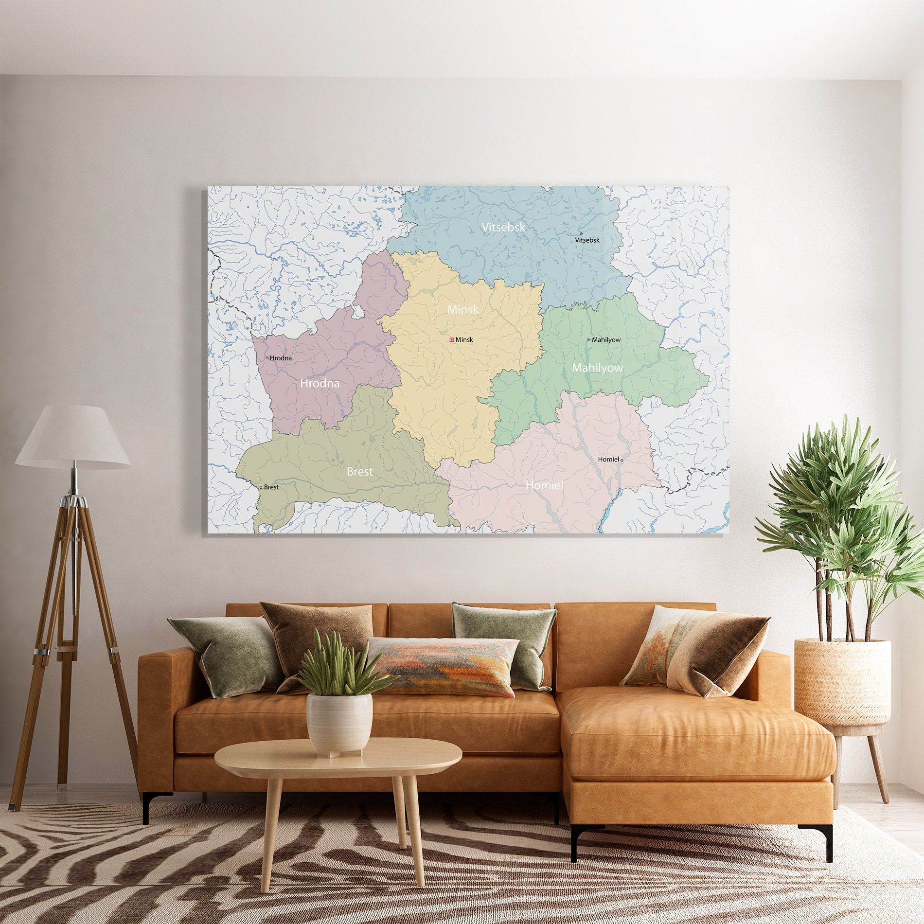 Belarus Map mockup 7