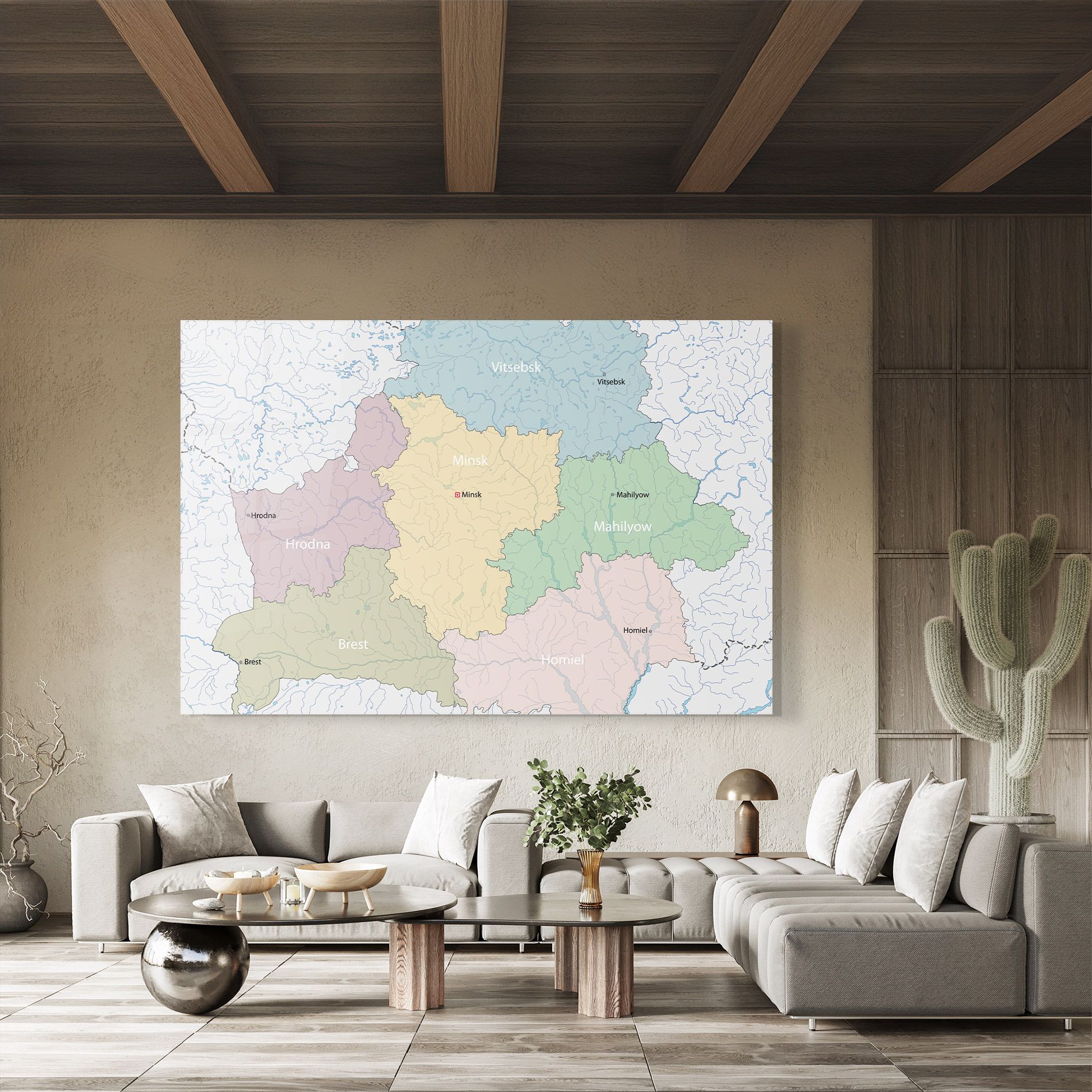 Belarus Map mockup 8