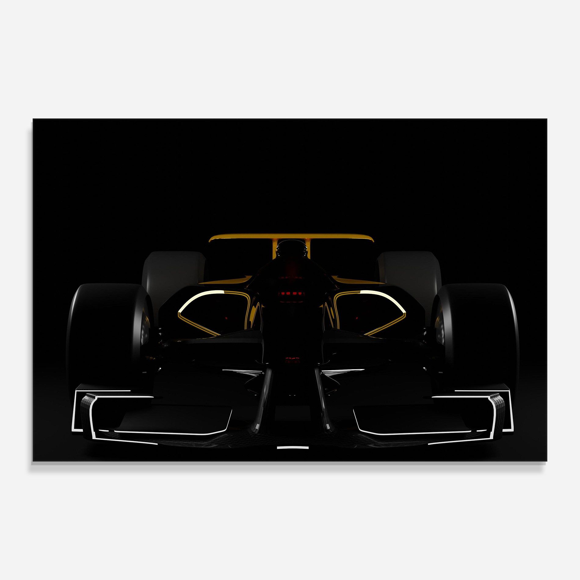 Dark F1 Car mockup 0