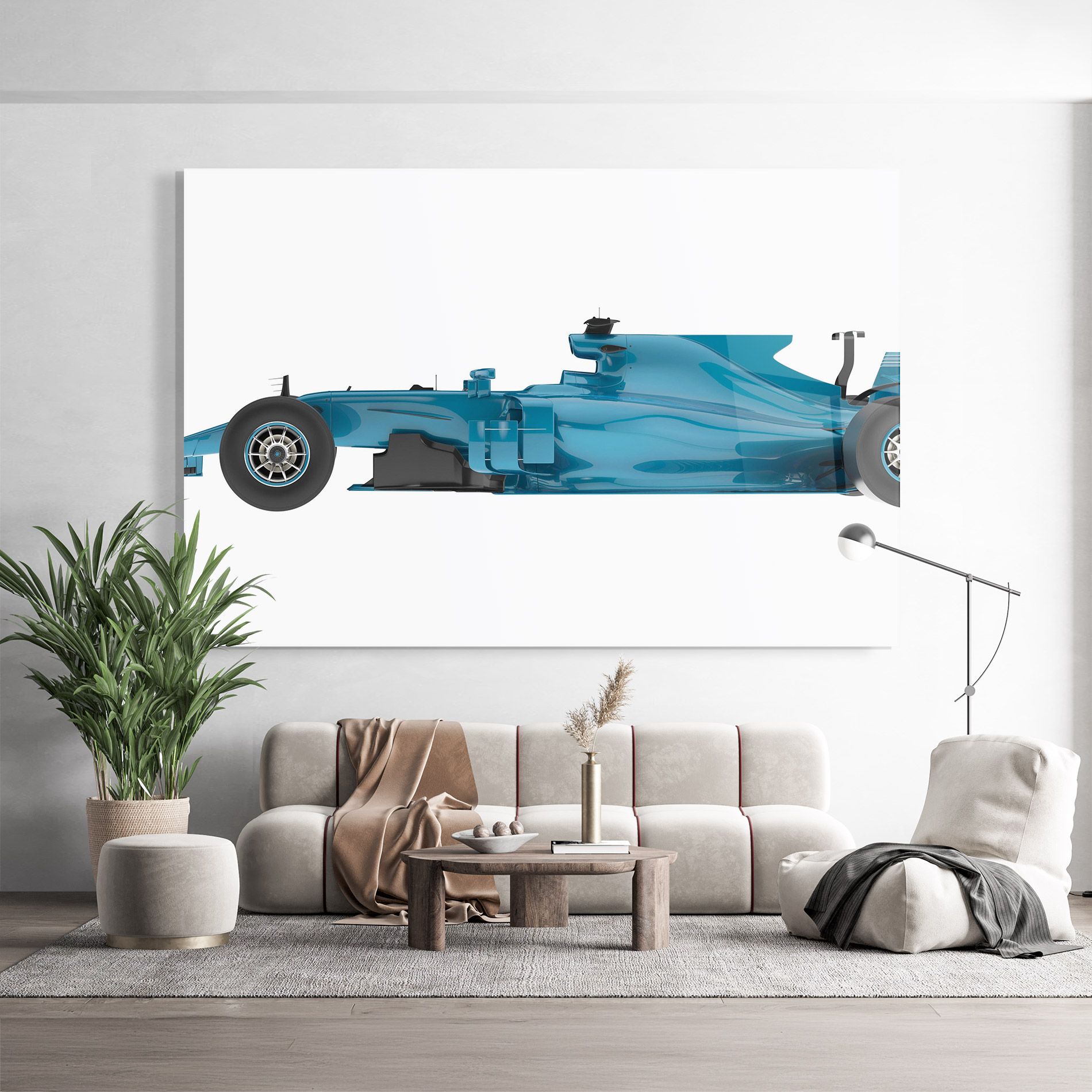 Blue F1 Toy mockup 9