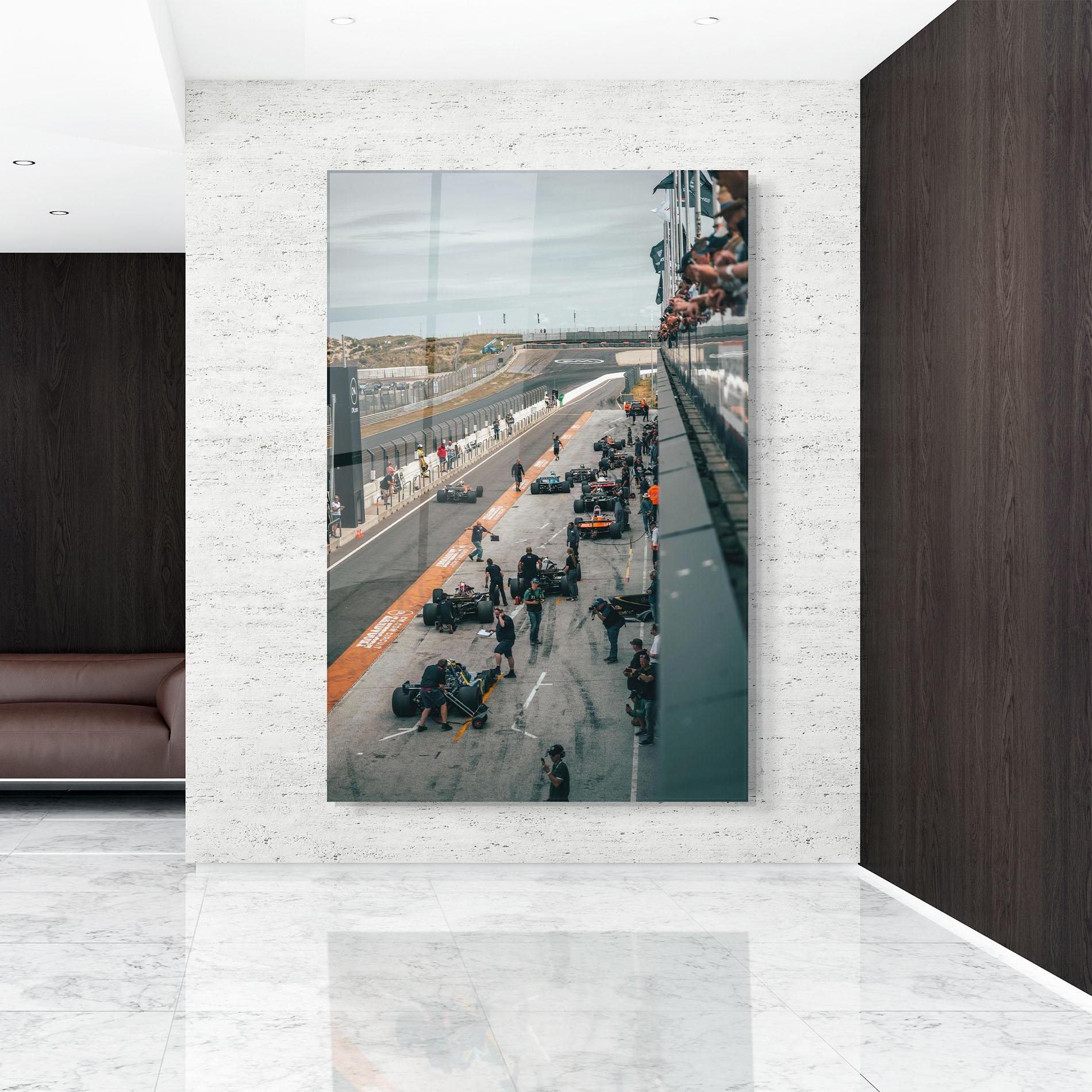 Tablou Sticla Fromula 1 Cars mockup 9