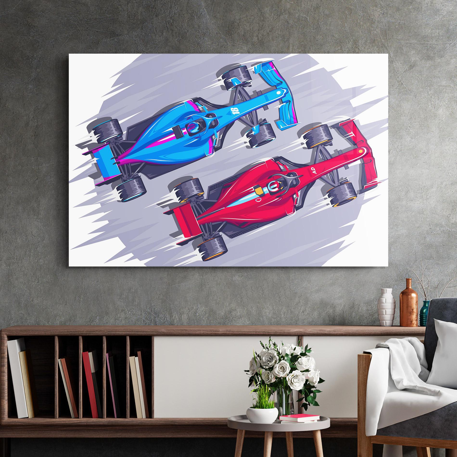 Tablou Sticla Bolides mockup 2