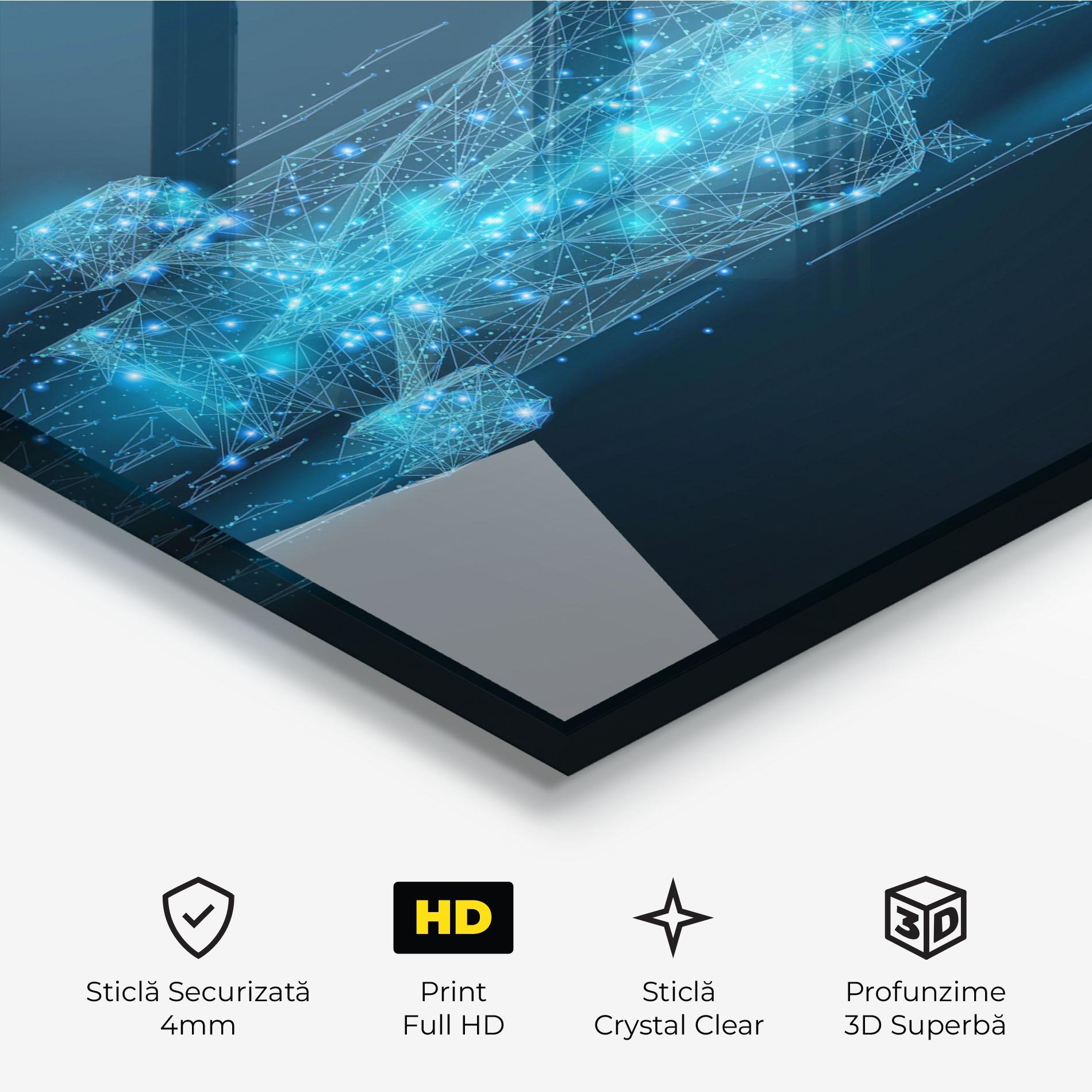 Tablou Sticla Blue Light F1 mockup 3