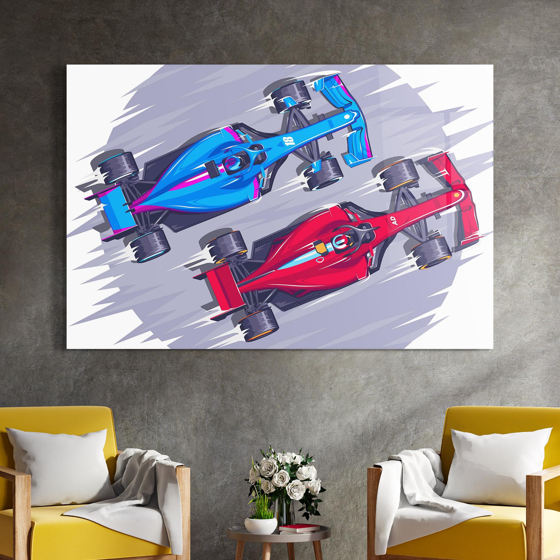 Tablou Sticla Bolides mockup 4