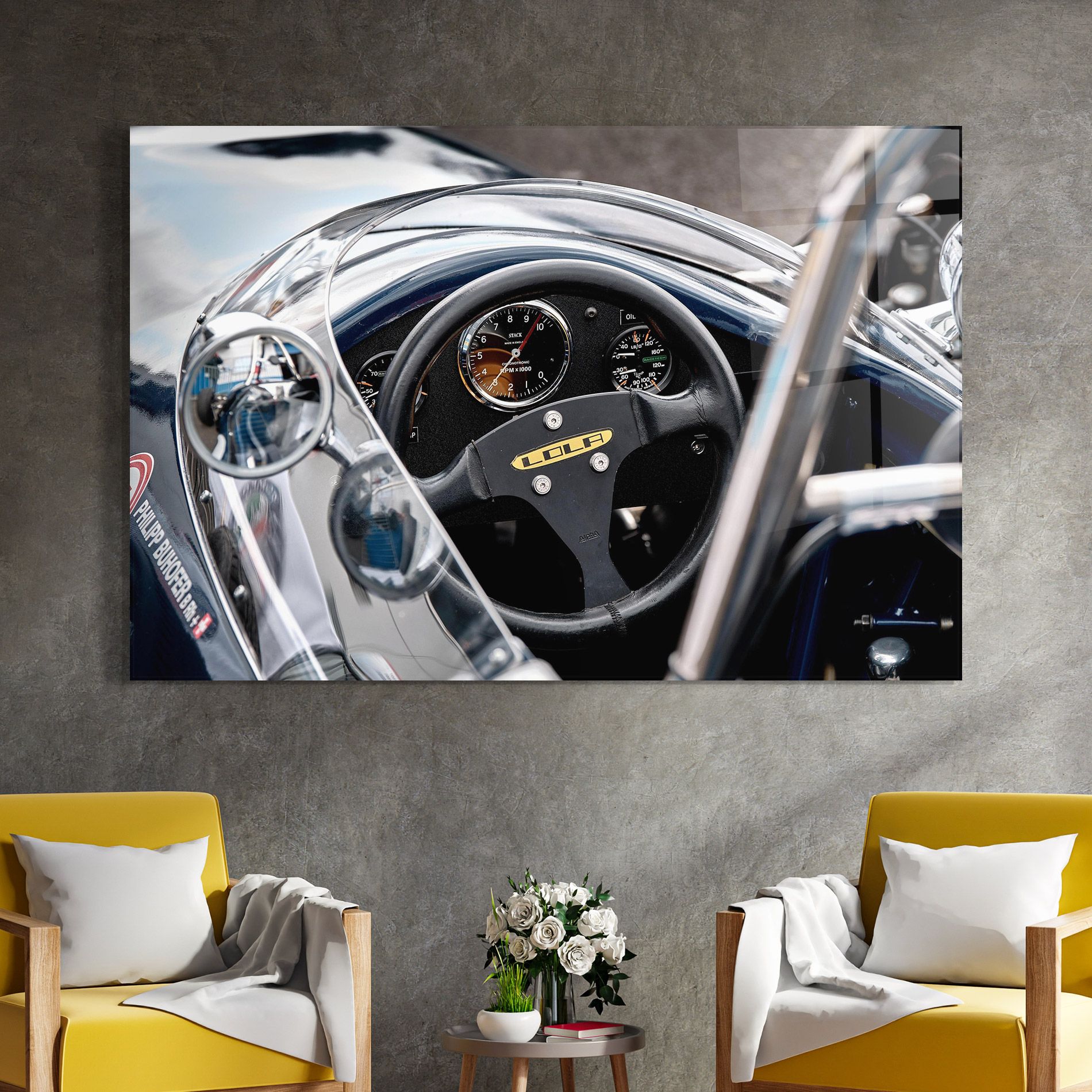 Race Car Closeup mockup 4