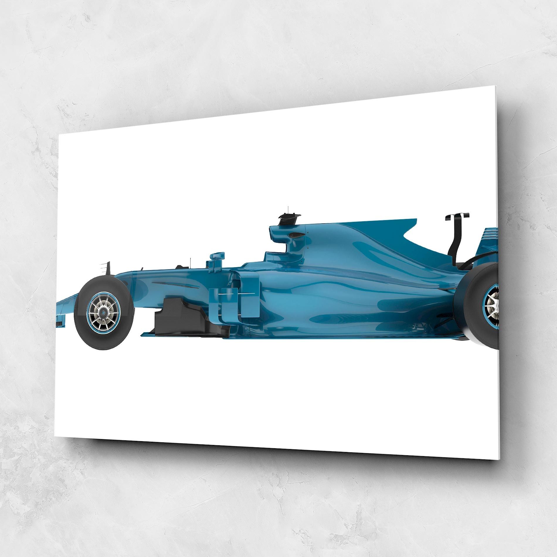 Blue F1 Toy mockup 1
