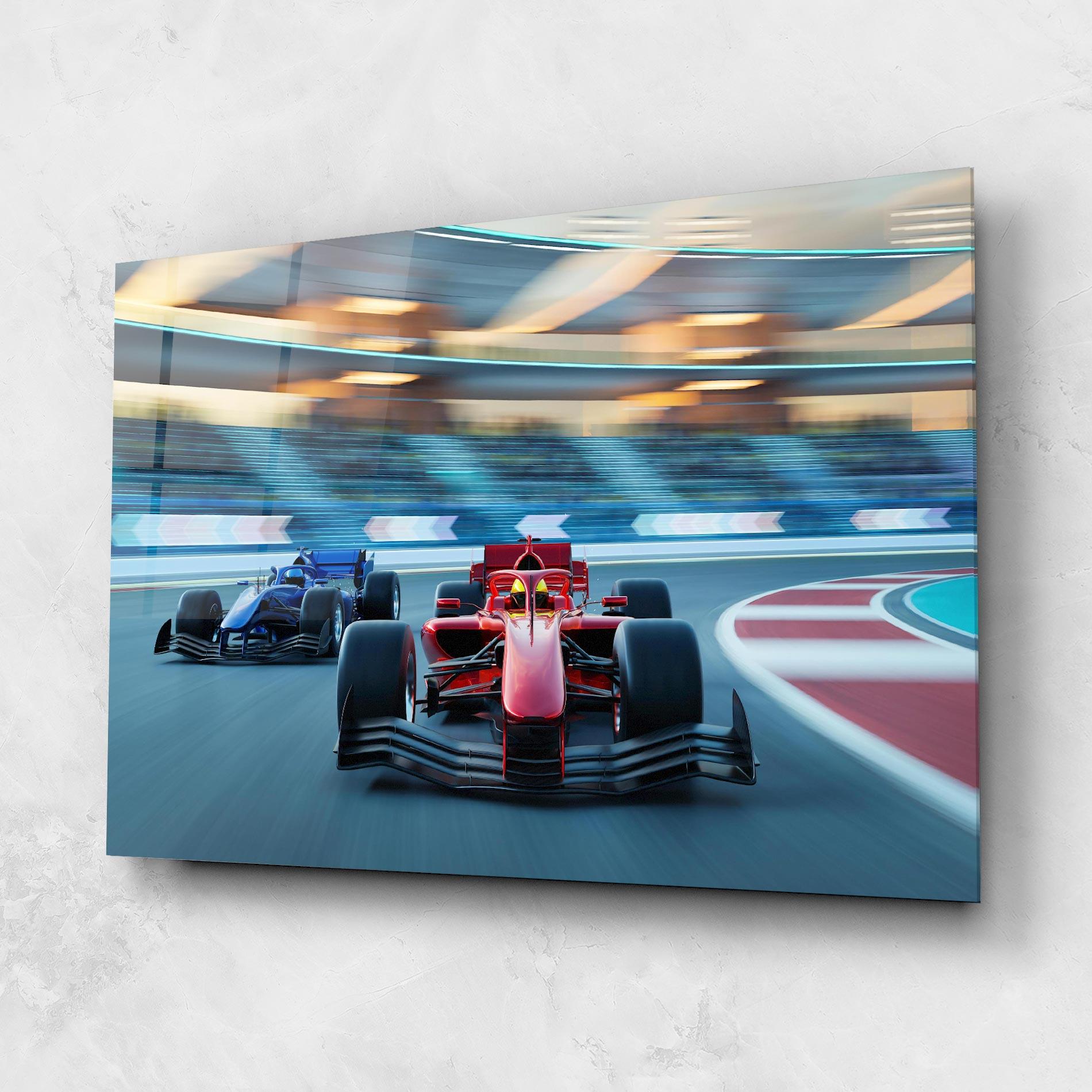 Tablou Sticla F1 Racing mockup 1