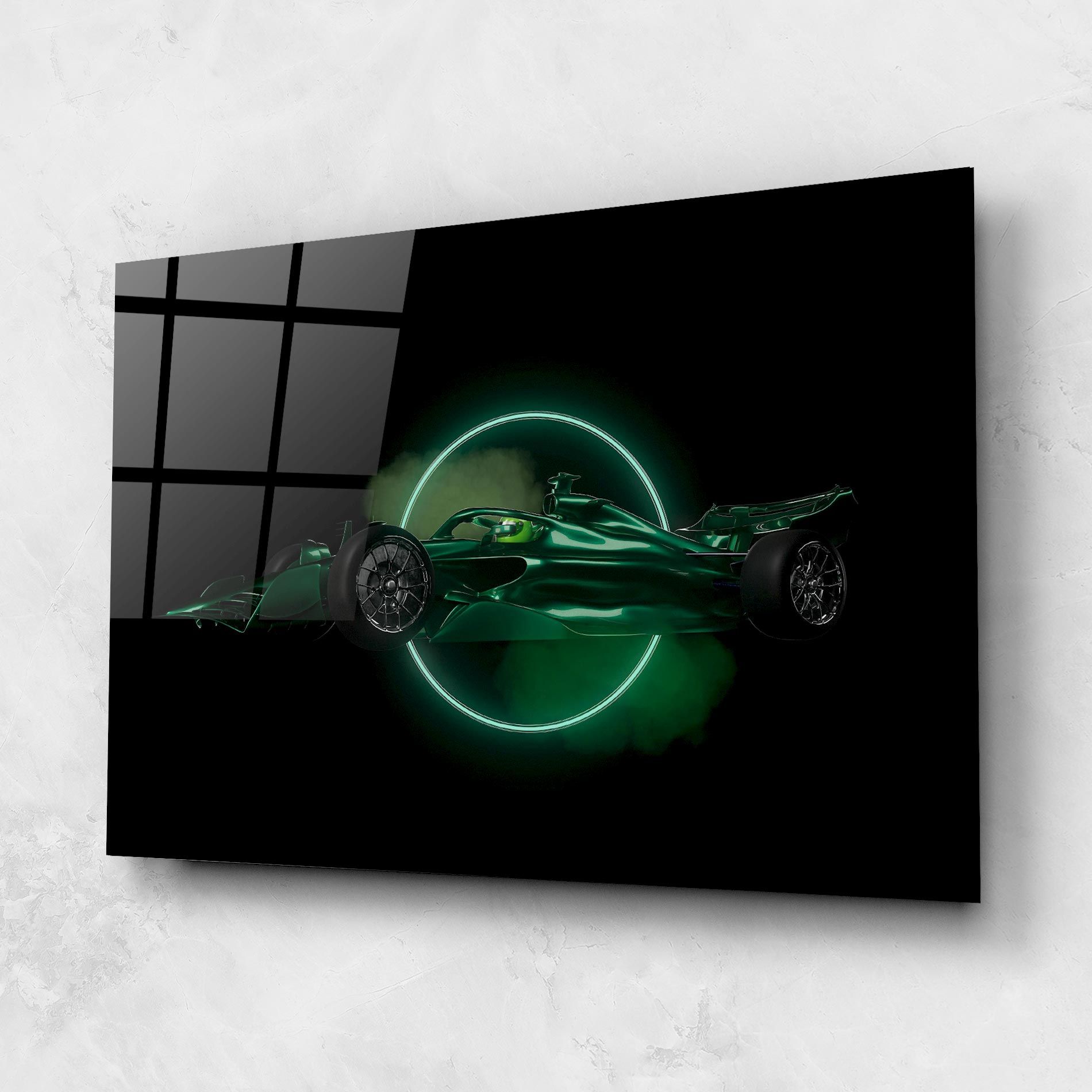 Green Racing Car mockup 1