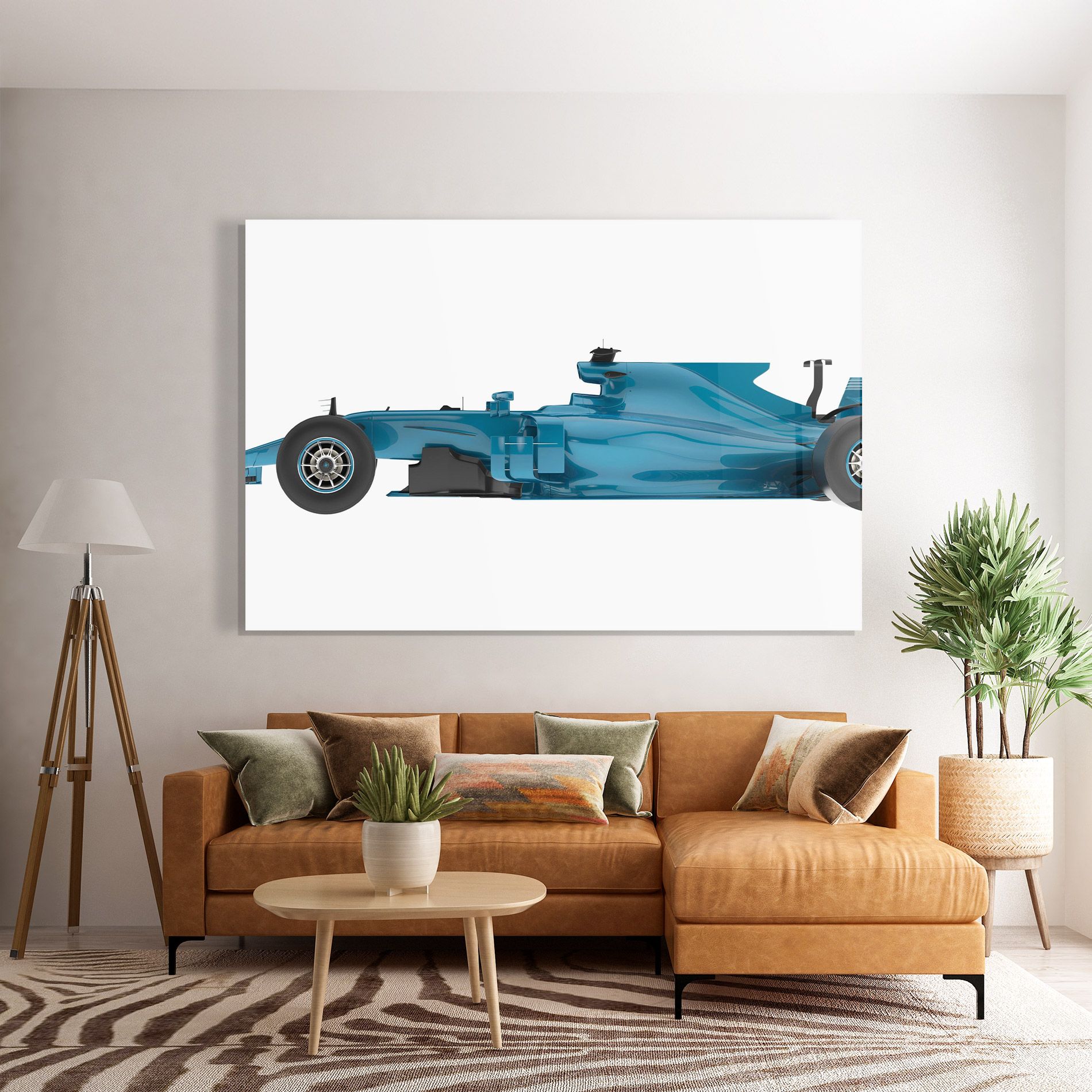 Blue F1 Toy mockup 7