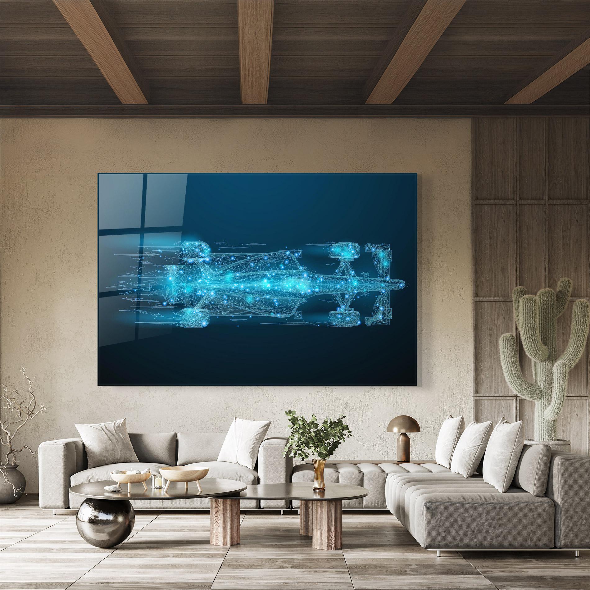 Tablou Sticla Blue Light F1 mockup 8