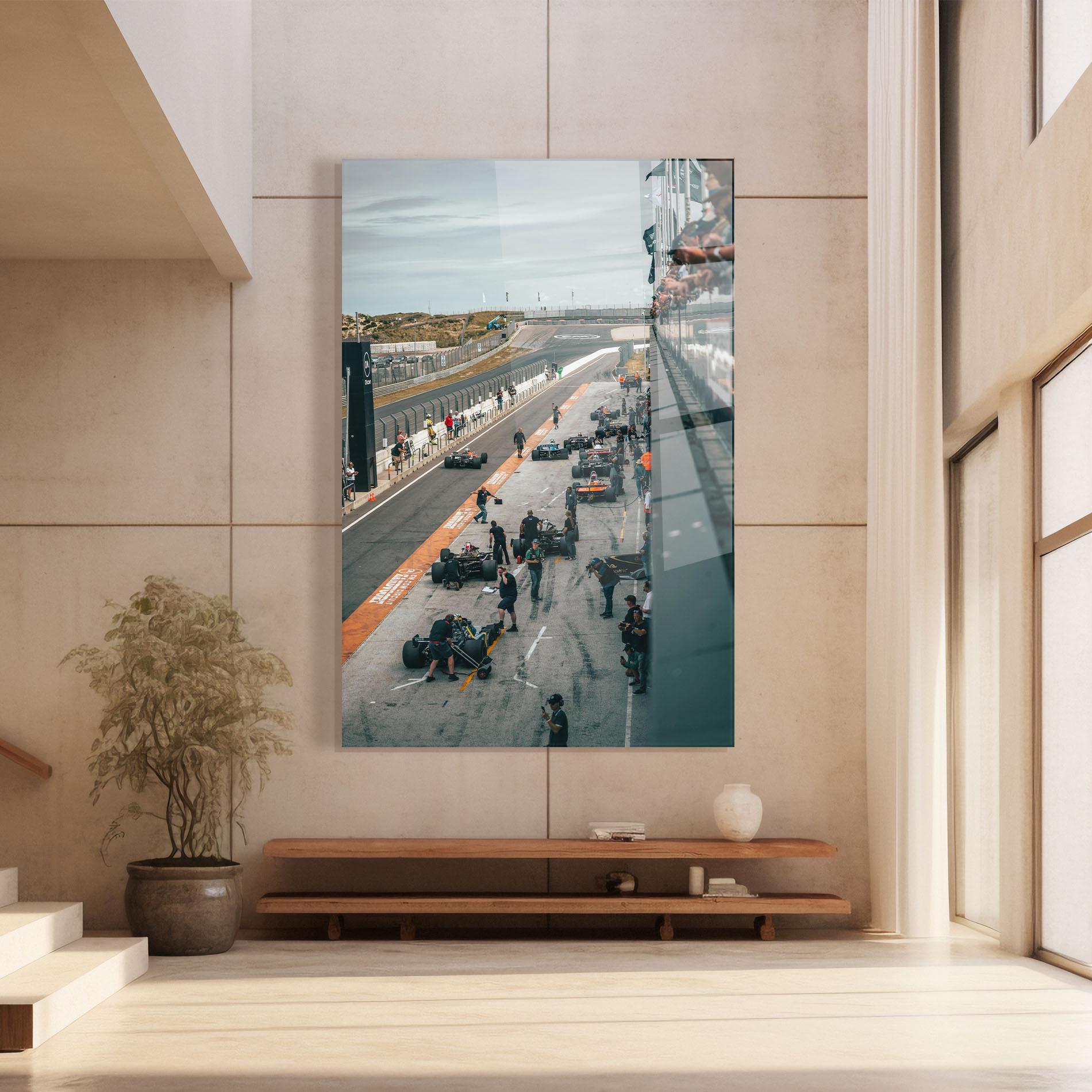 Tablou Sticla Fromula 1 Cars mockup 8