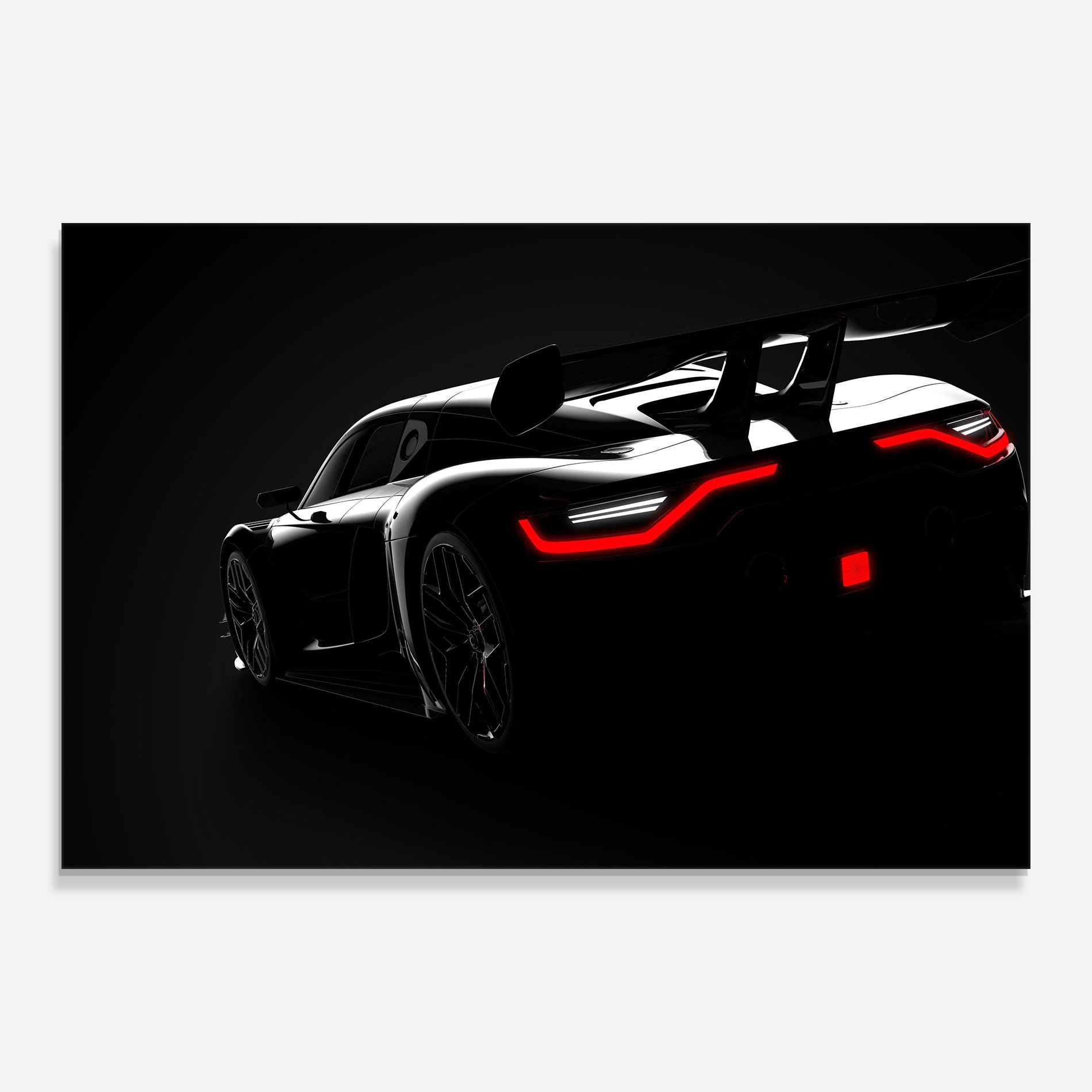 Black Hypercar Car mockup 0