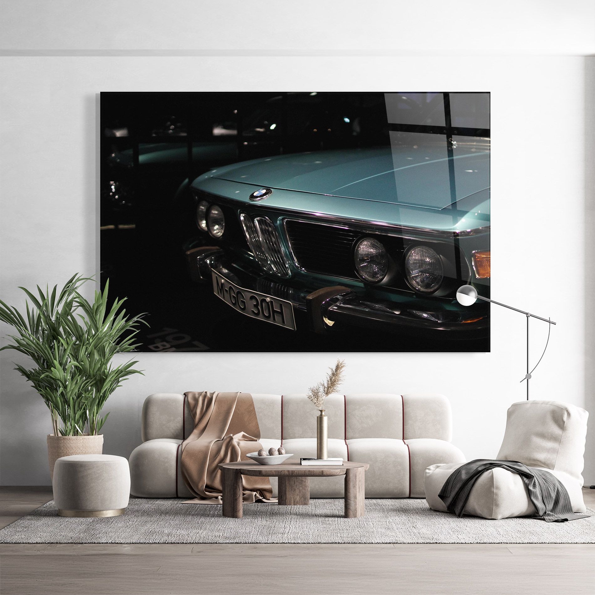 Old Bmw Headlight mockup 9