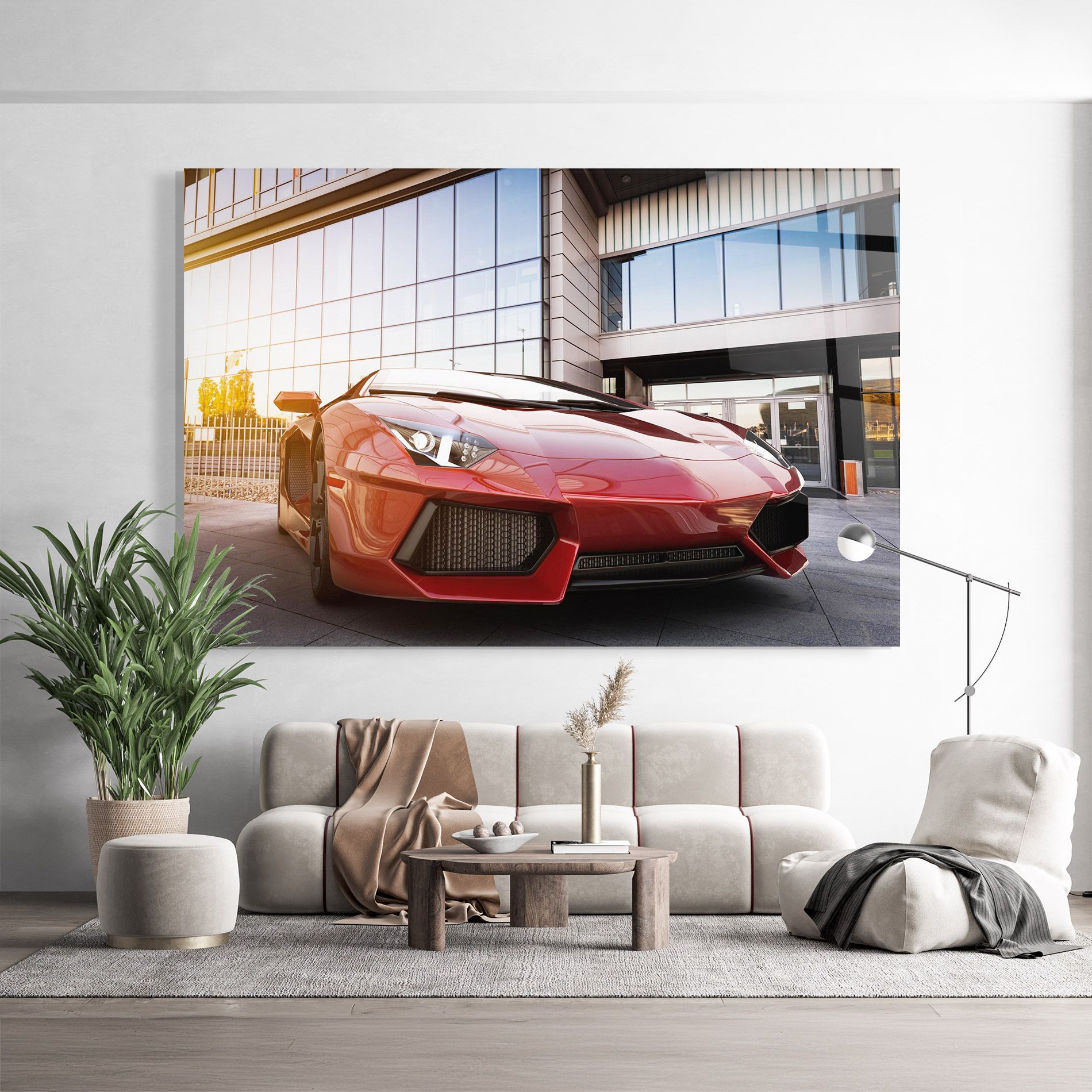 Red Lambo Outside mockup 9