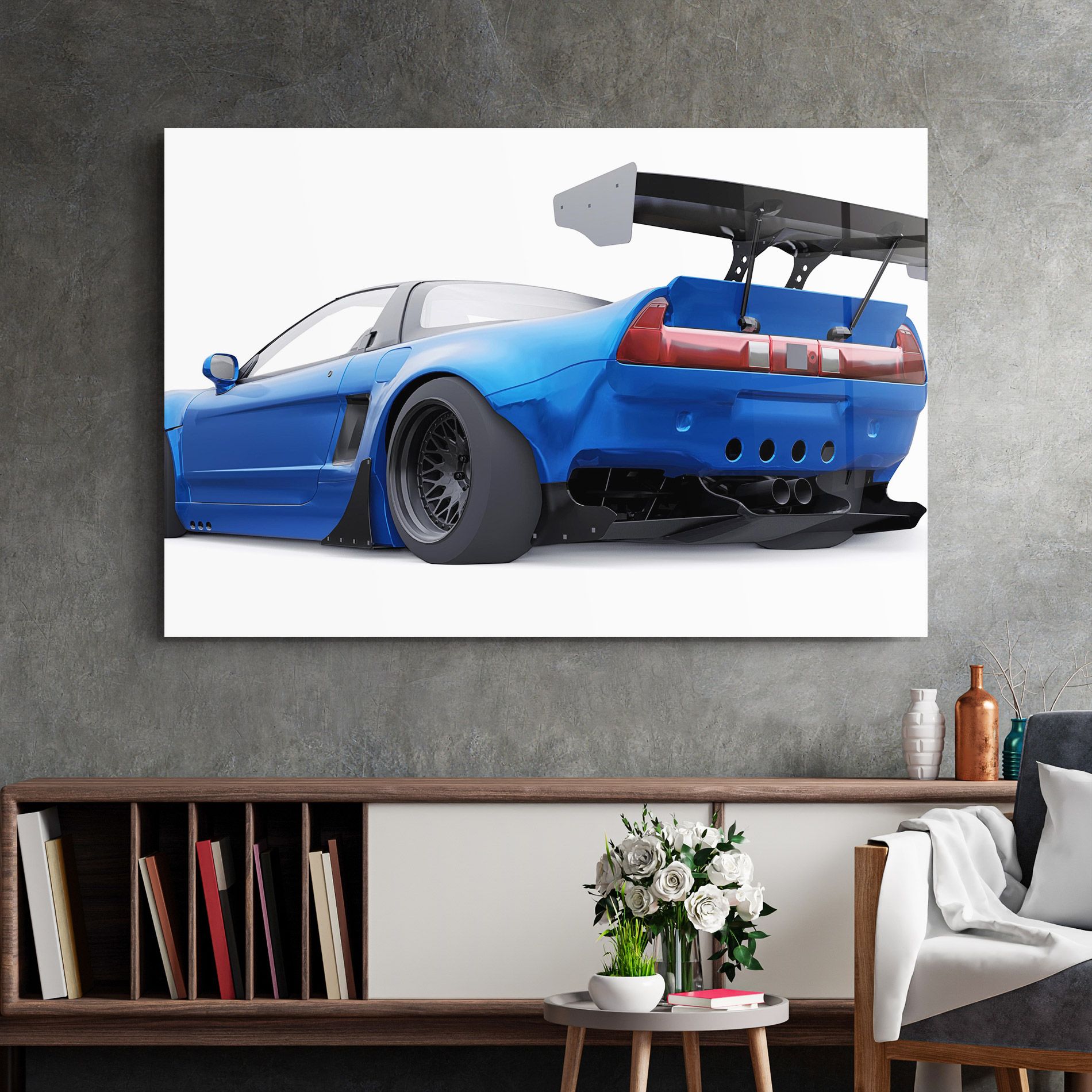 Blue Tuned Nsx mockup 2