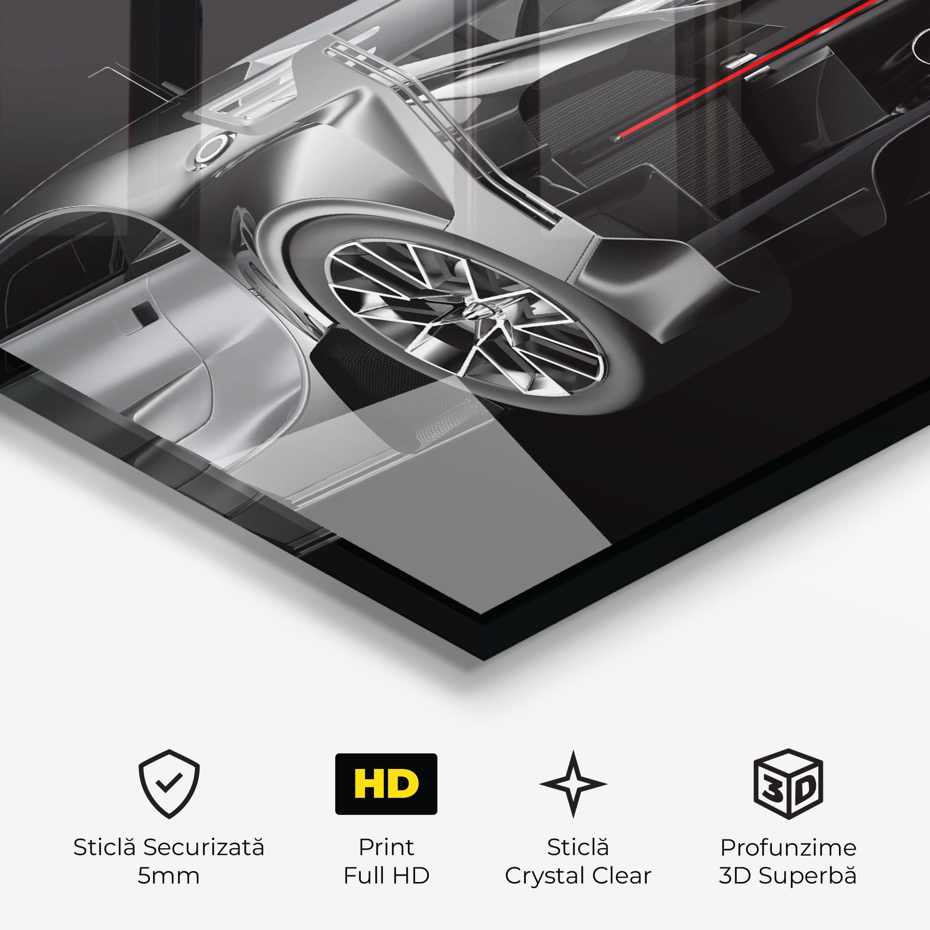 Black Rear Hypercar mockup 3