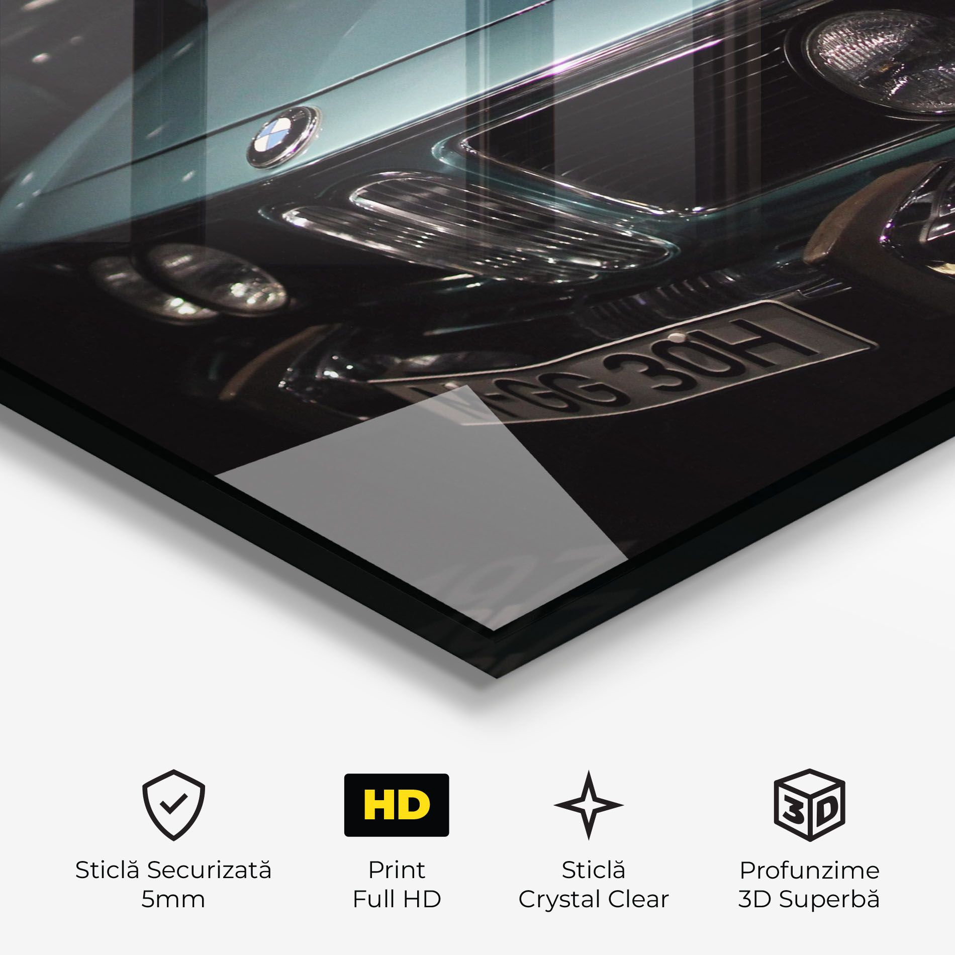 Old Bmw Headlight mockup 3