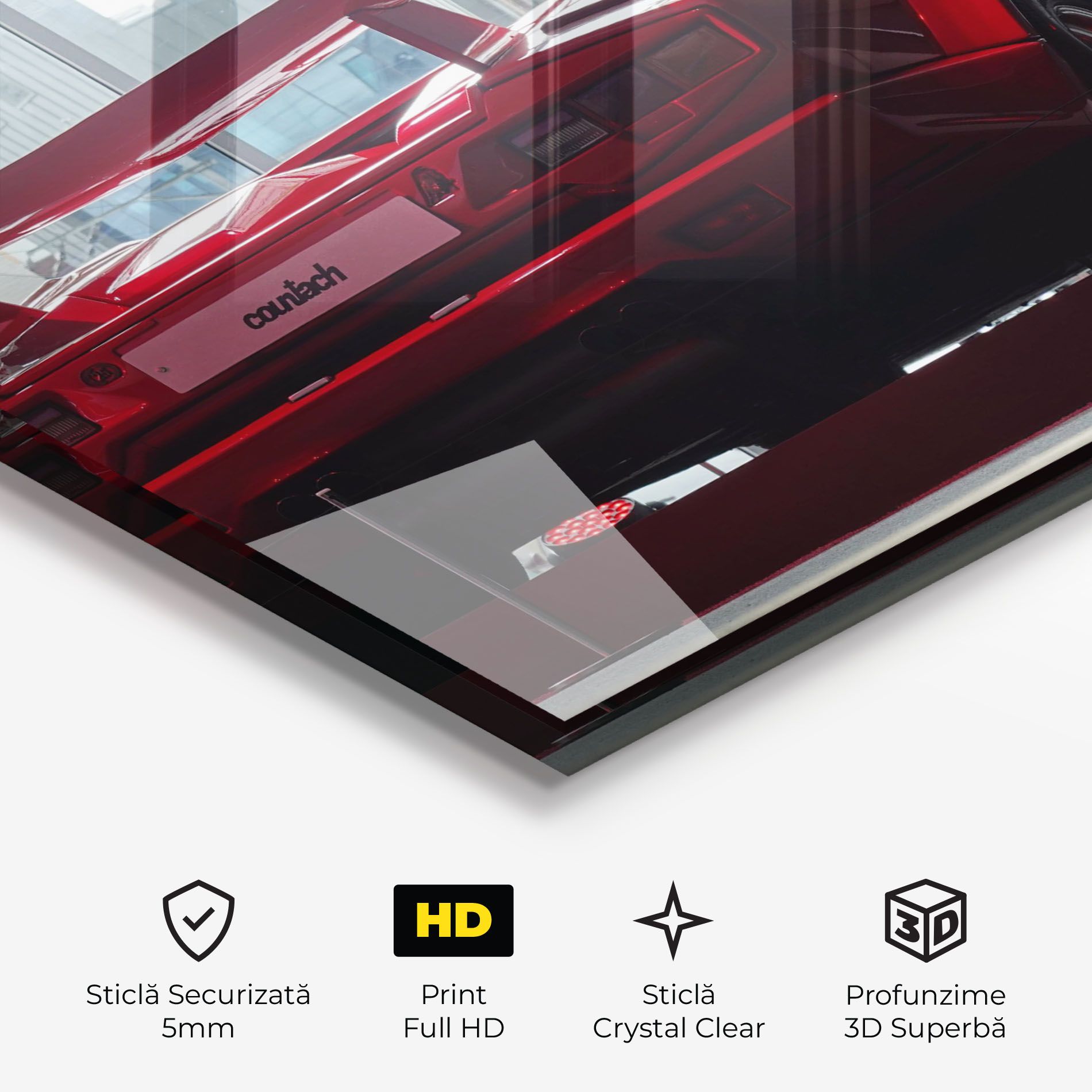 Red Countach Rear mockup 3