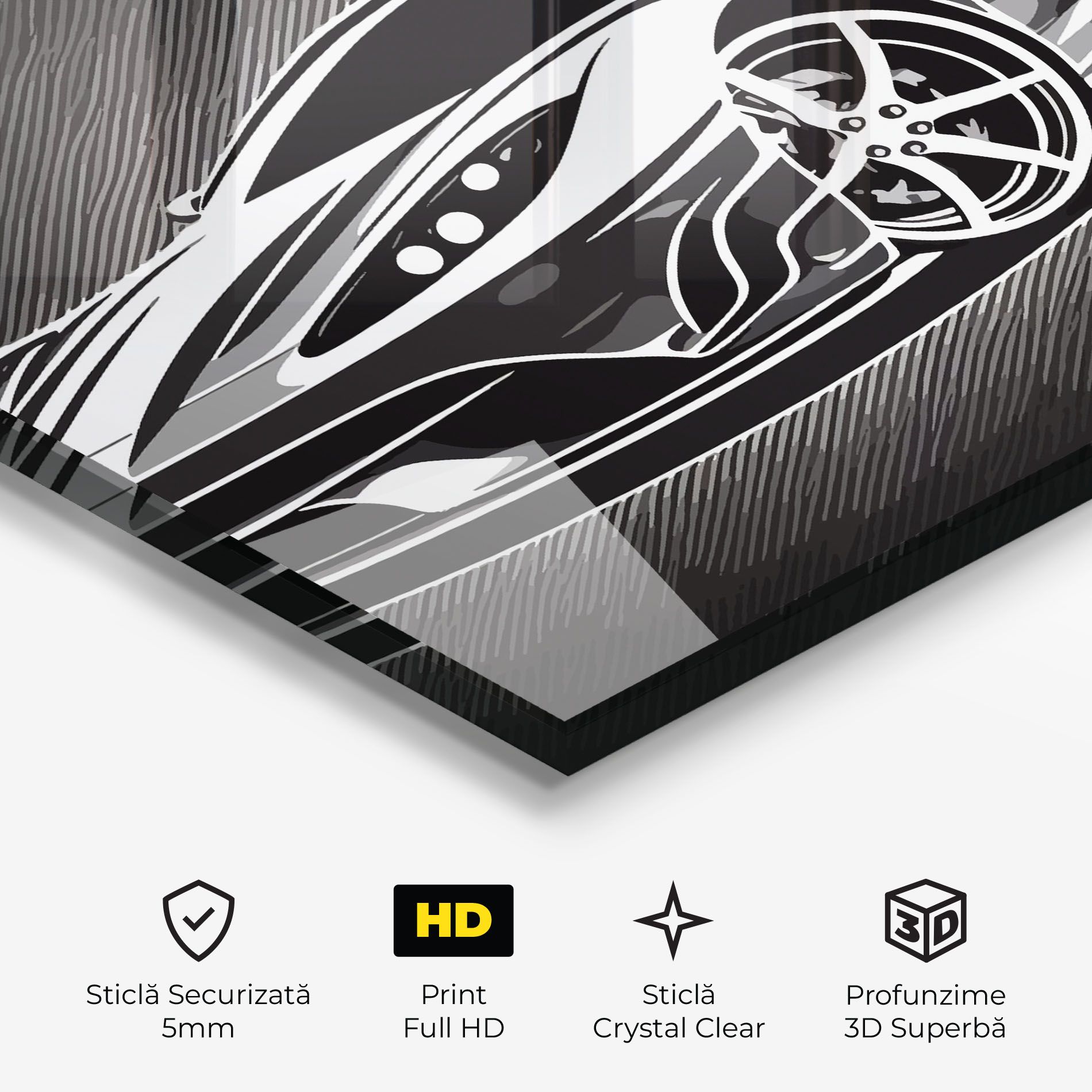 White Sport Car mockup 3